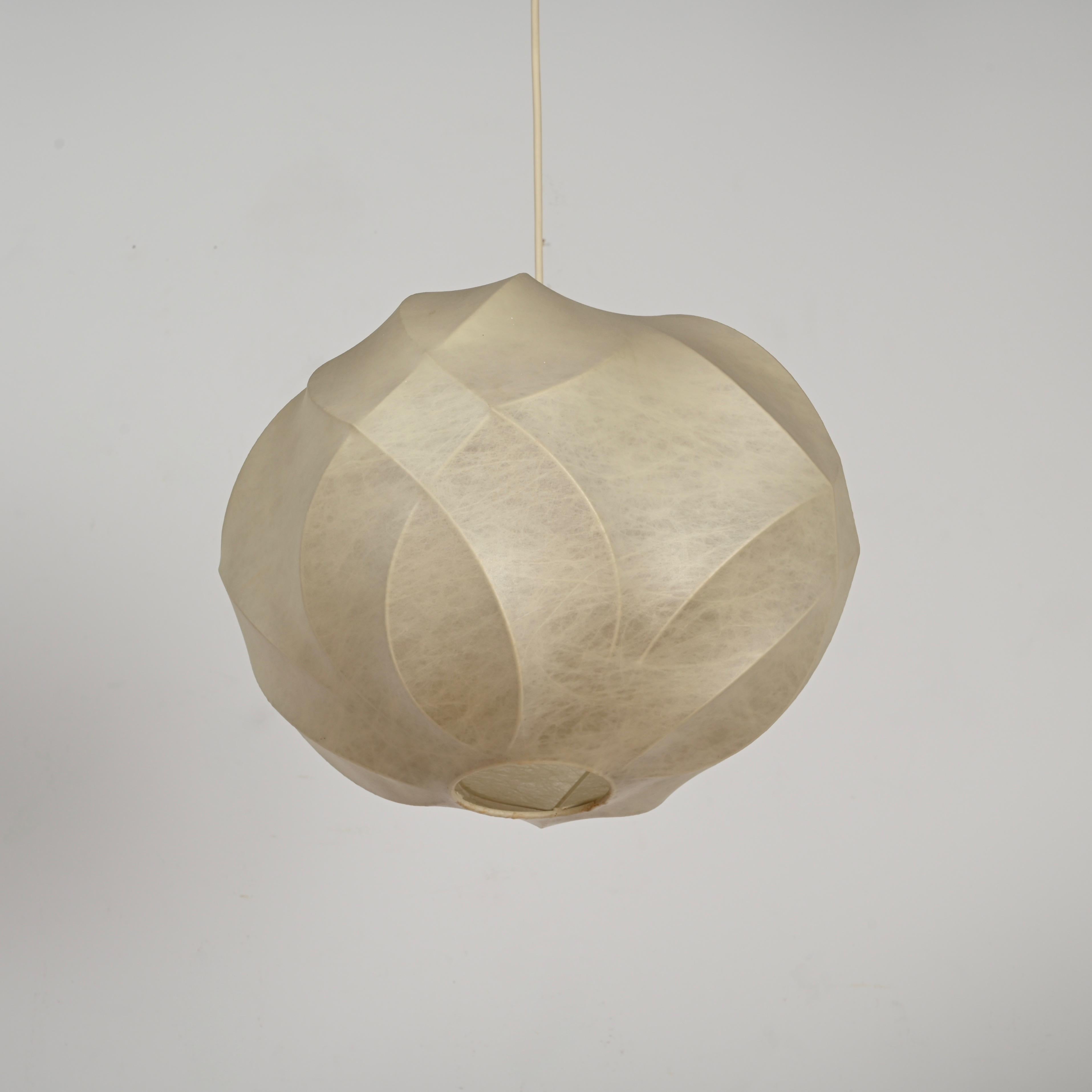 Métal Lustre à suspension Losange du milieu du siècle dernier par Castiglioni, Italie, années 1960