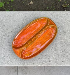 Posacenere in ceramica Lou Hoenig di metà secolo per California Pottery, c.C. 1969