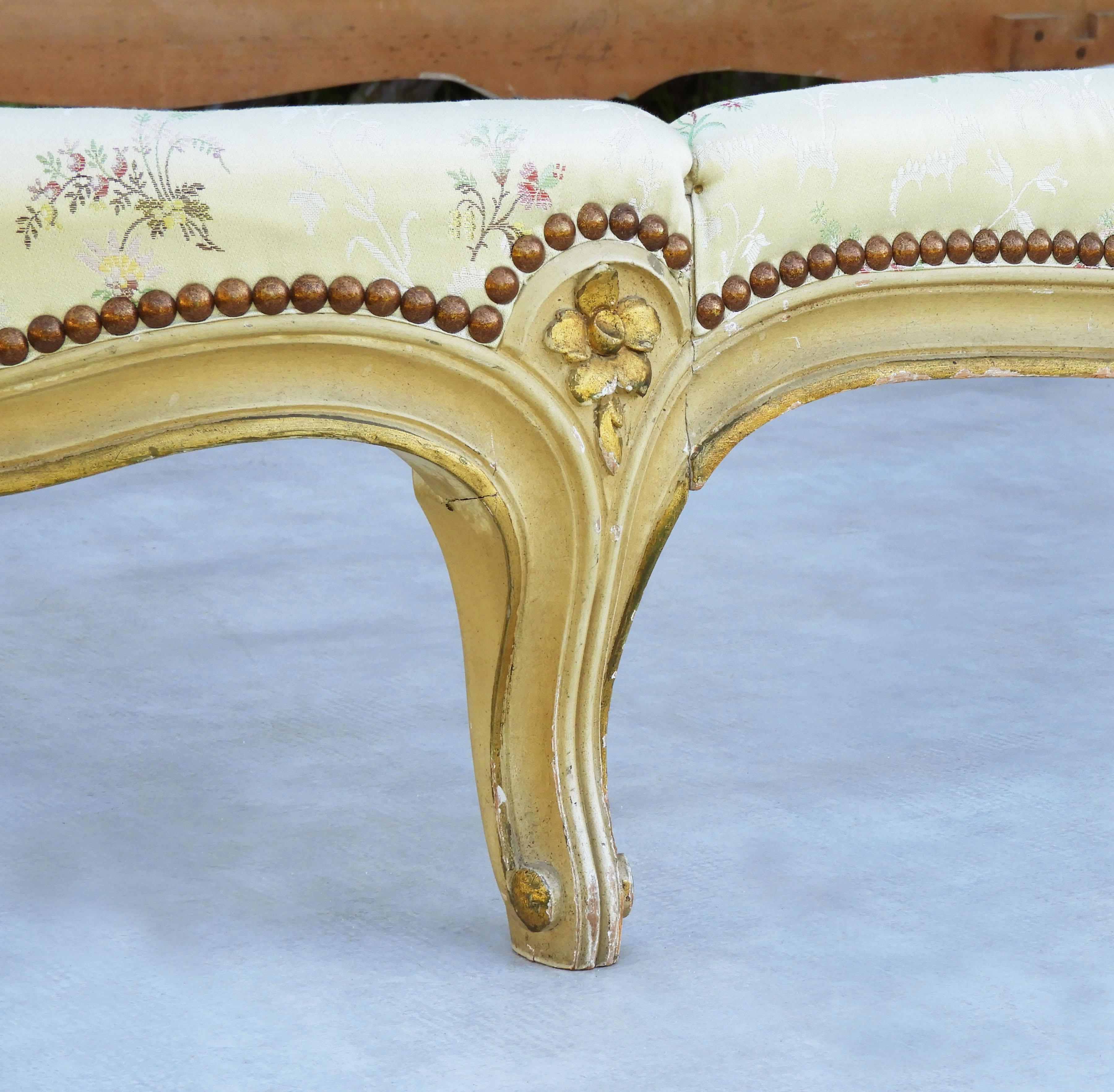 Mid Century Louis XV Revival Bed c1950s Paris 1
