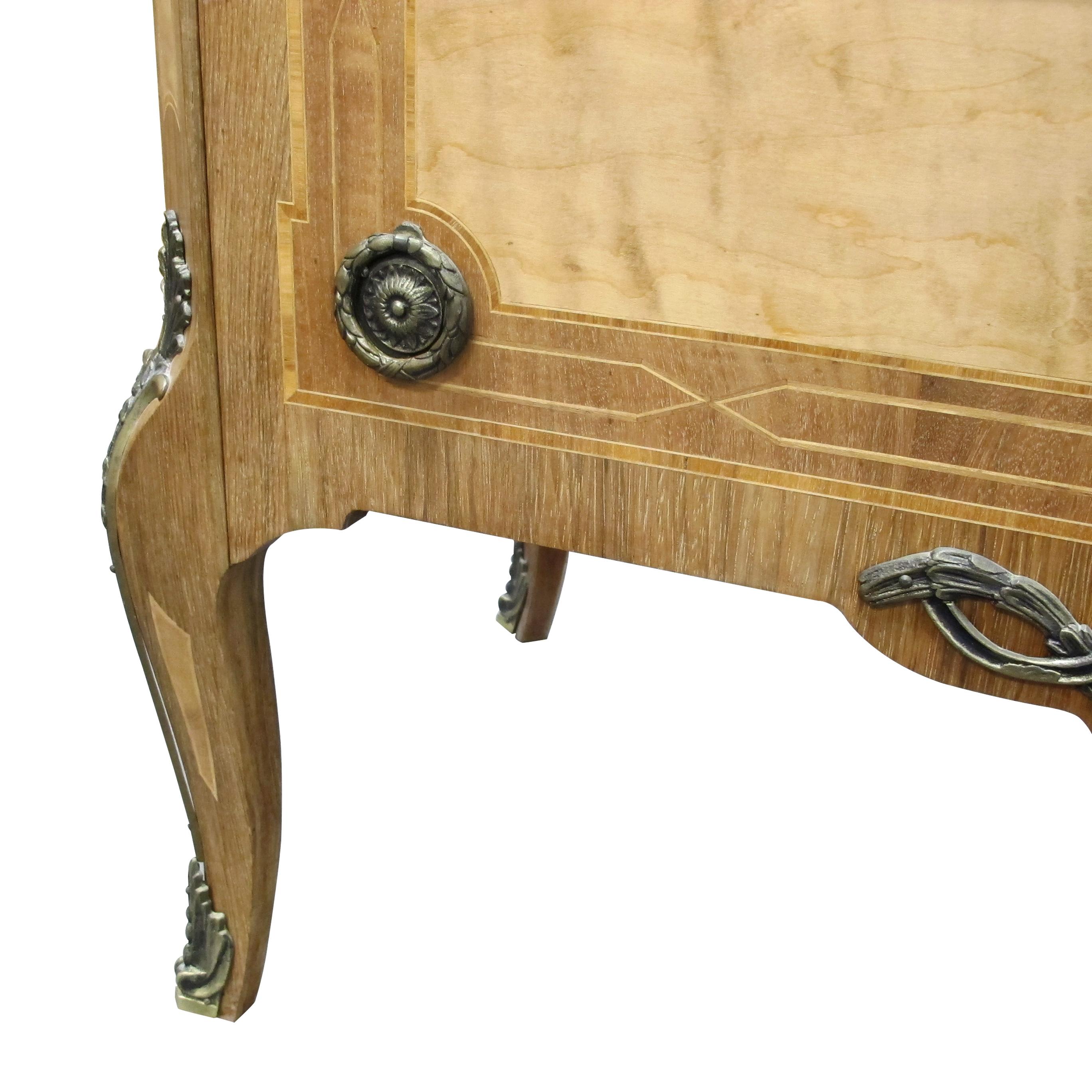Mid-Century Louis XVI Style Swedish Chests of Drawers/Commodes with Marble Tops 2