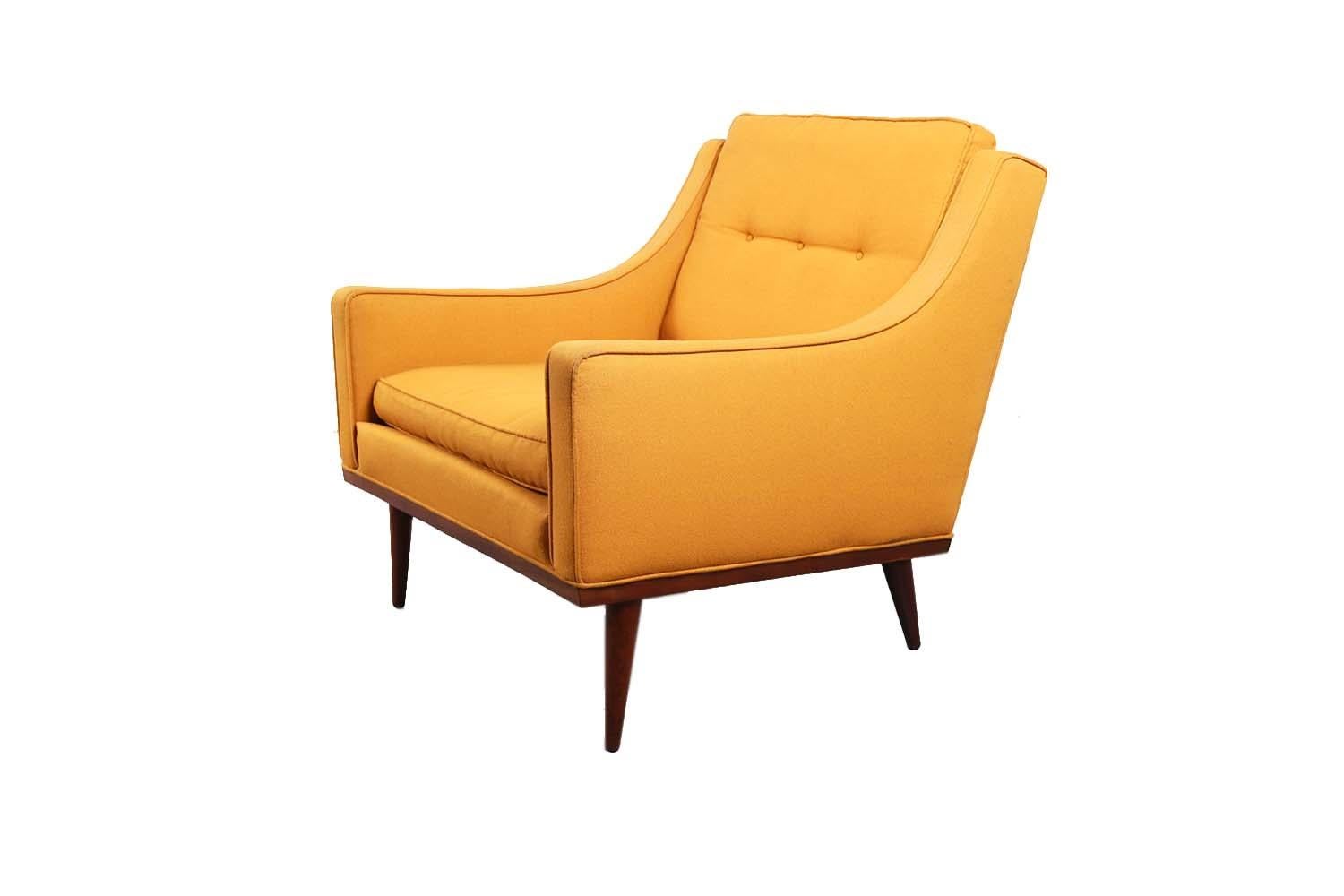Mid-20th Century Mid Century Lounge Armchair Milo Baughman James Incorporated