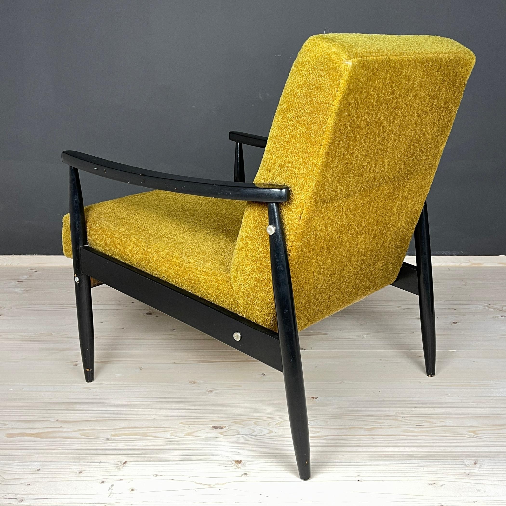 20th Century Mid-century lounge armchair Yugoslavia 1970s  For Sale