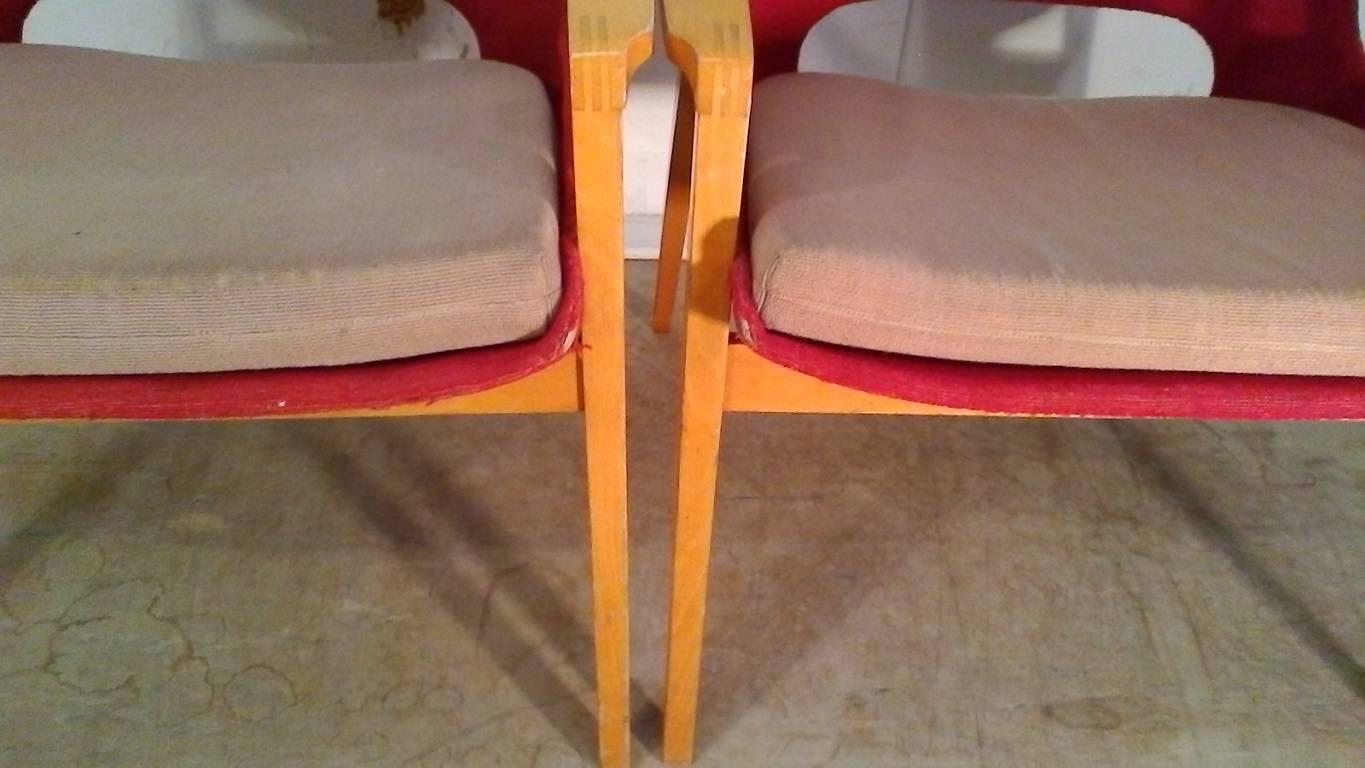 Midcentury Lounge Armchairs by Miroslav Navratil, 1960s For Sale 2