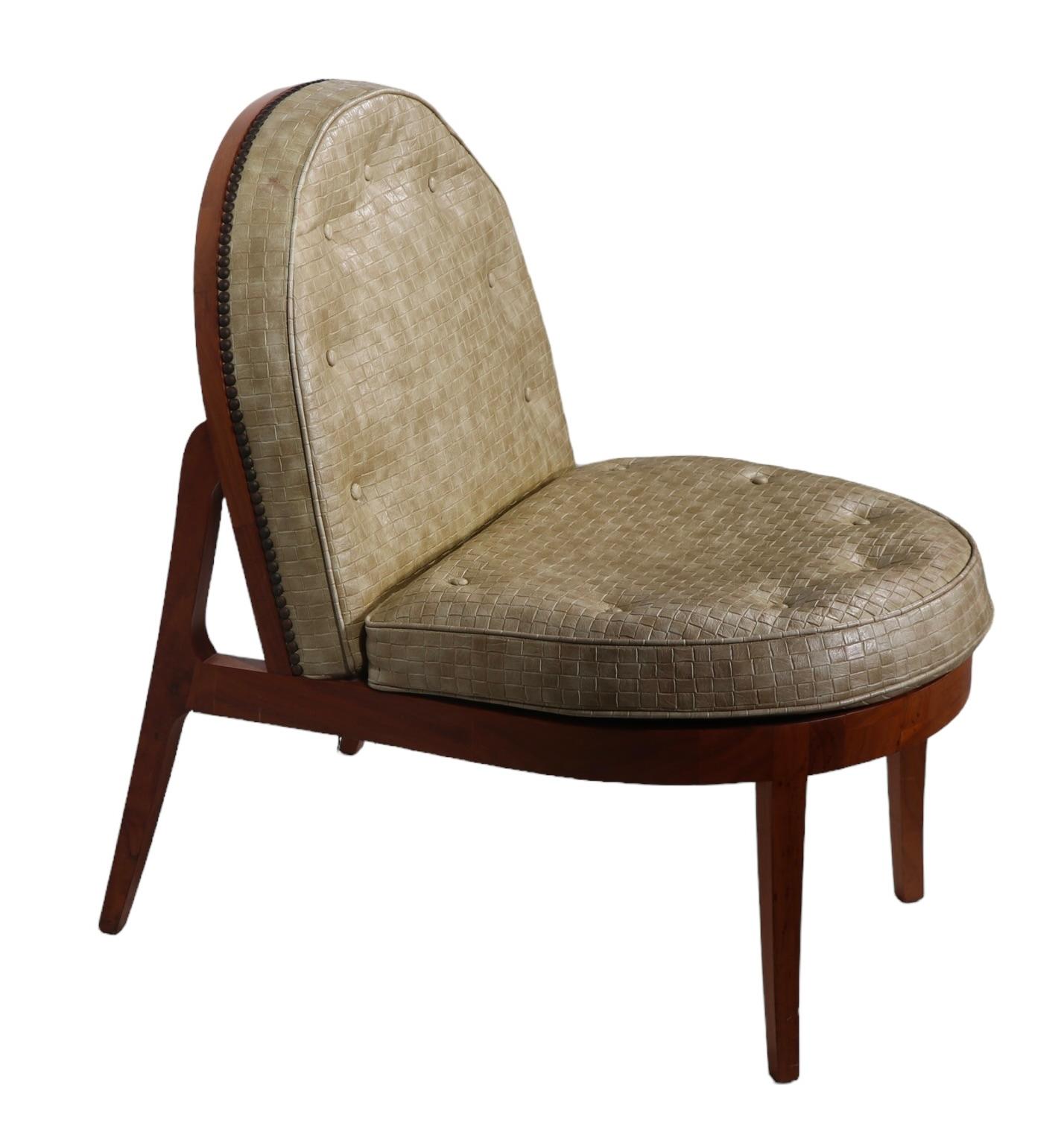 Mid Century Lounge Chair after Wormley c 1950's en vente 3