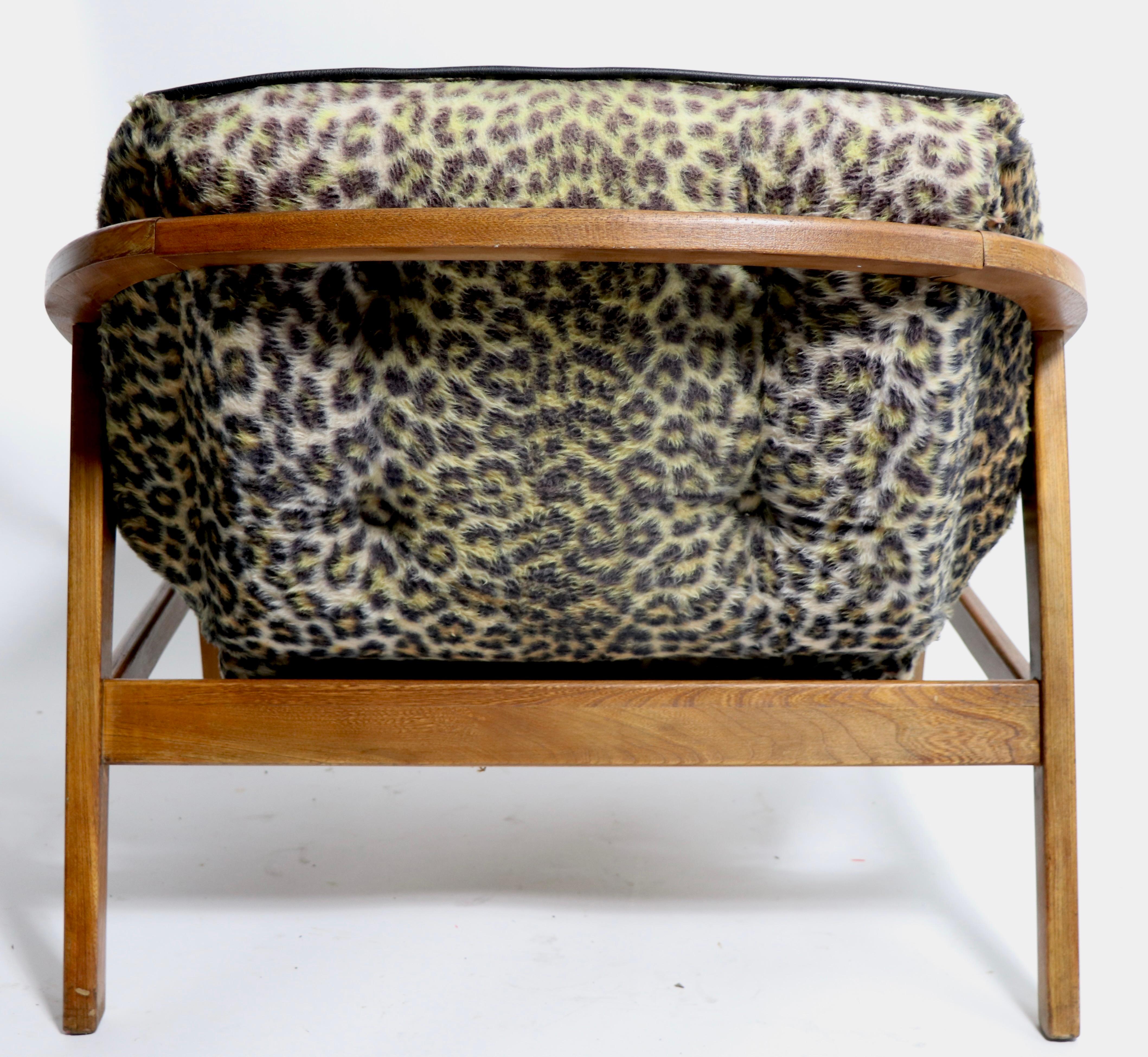 Oak Mid Century Lounge Chair att. to Murphy Miller