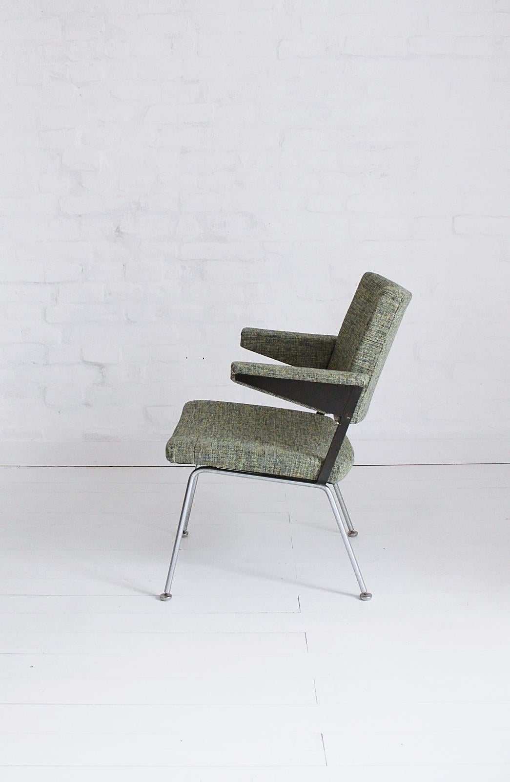 Metal Midcentury Lounge Chair by André R Cordemeijer for Gispen, 1960s
