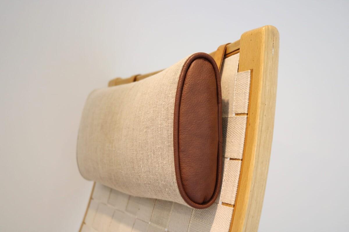 Beech Mid Century Lounge Chair by Finn Østergaard, Denmark, 1970's