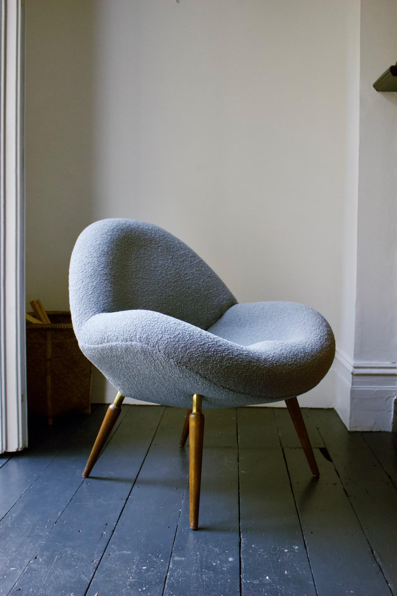 Mid-Century Lounge Chair by Fritz Neth, Germany In Good Condition In London, GB