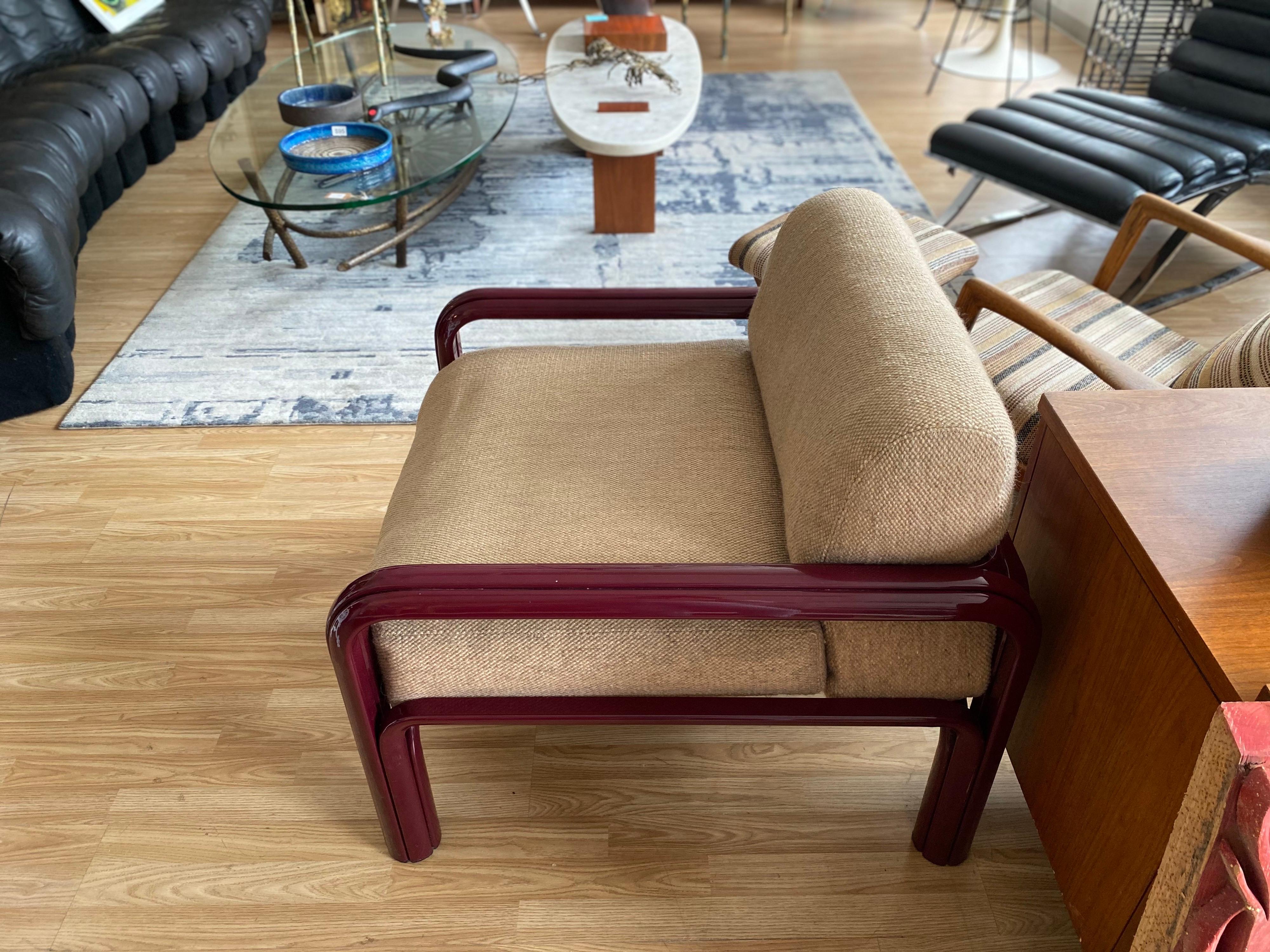 Enamel Mid-Century Lounge Chair by Gae Aulenti for Knoll