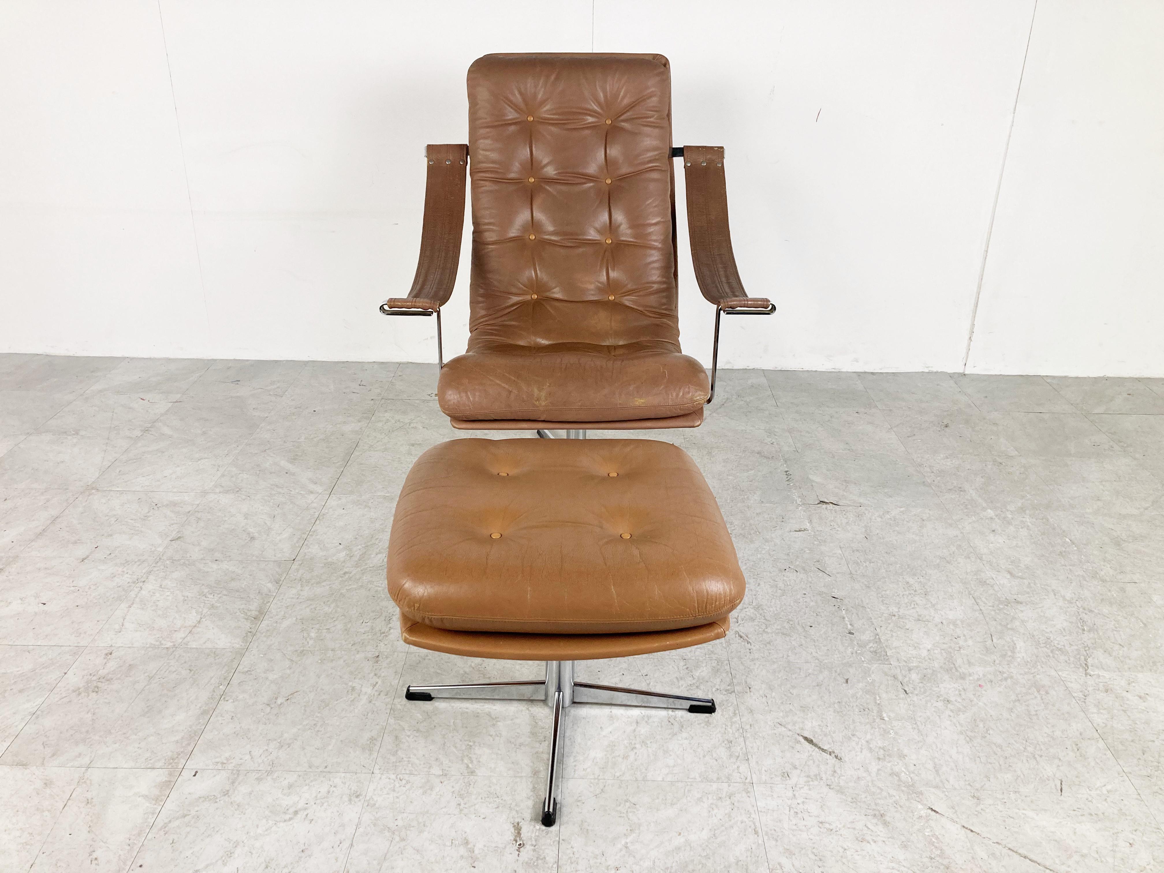 Mid-Century Modern Mid Century Lounge Chair by Geoffrey Harcourt, 1960s For Sale