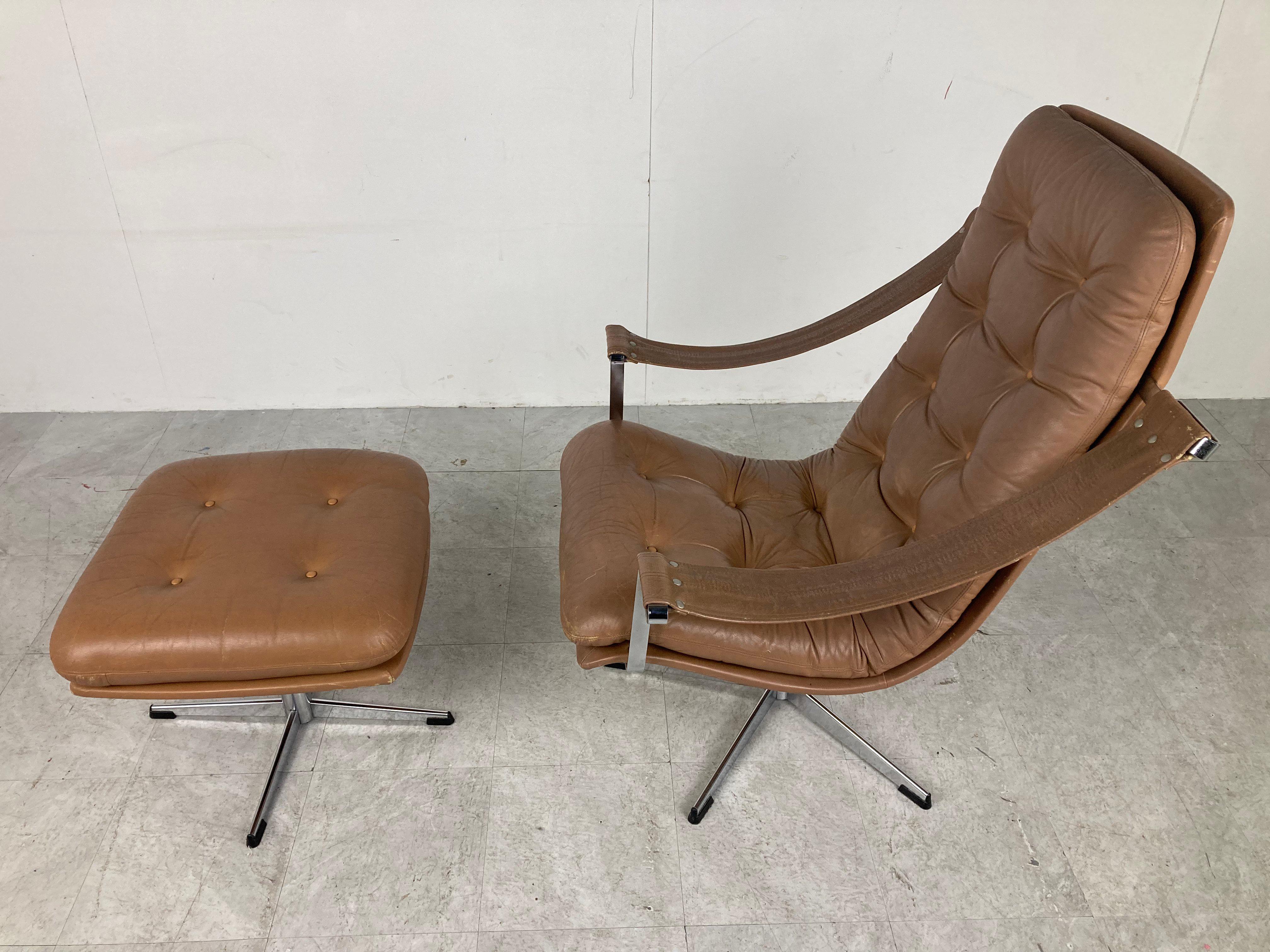 Mid-20th Century Mid Century Lounge Chair by Geoffrey Harcourt, 1960s For Sale