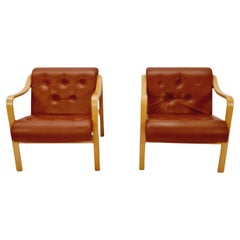 Mid-Century lounge chair by Ingmar Relling  for Westnofa, Norway 1970s Set of 2