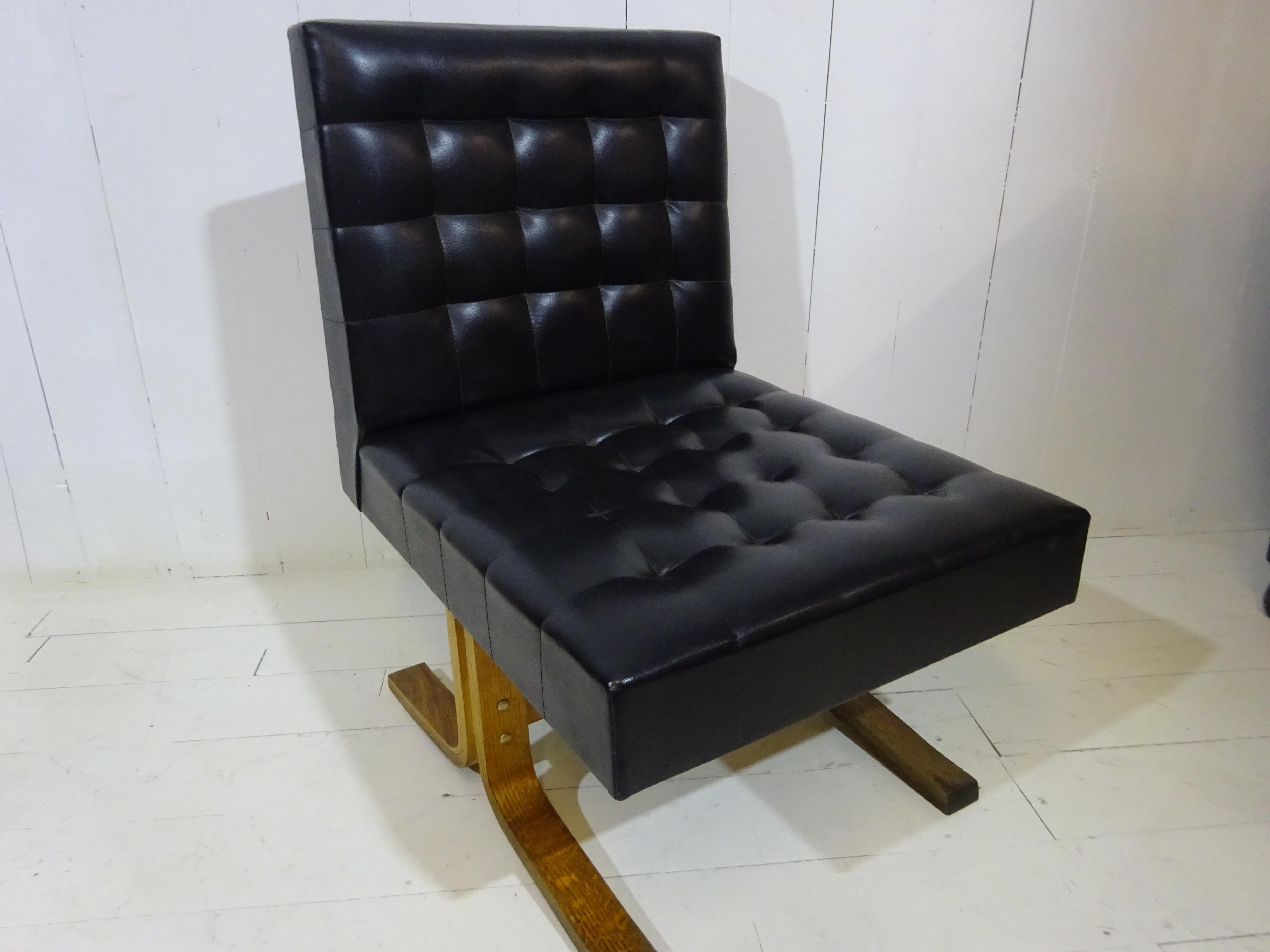 Mid-Century Modern Mid Century Lounge Chair by Ludvik Volak For Sale