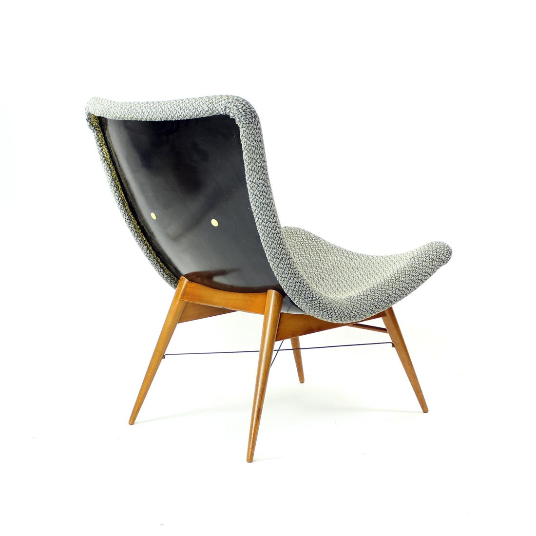 Mid-20th Century Mid-Century Lounge Chair by Miroslav Navratil for Cesky Nabytek, 1959