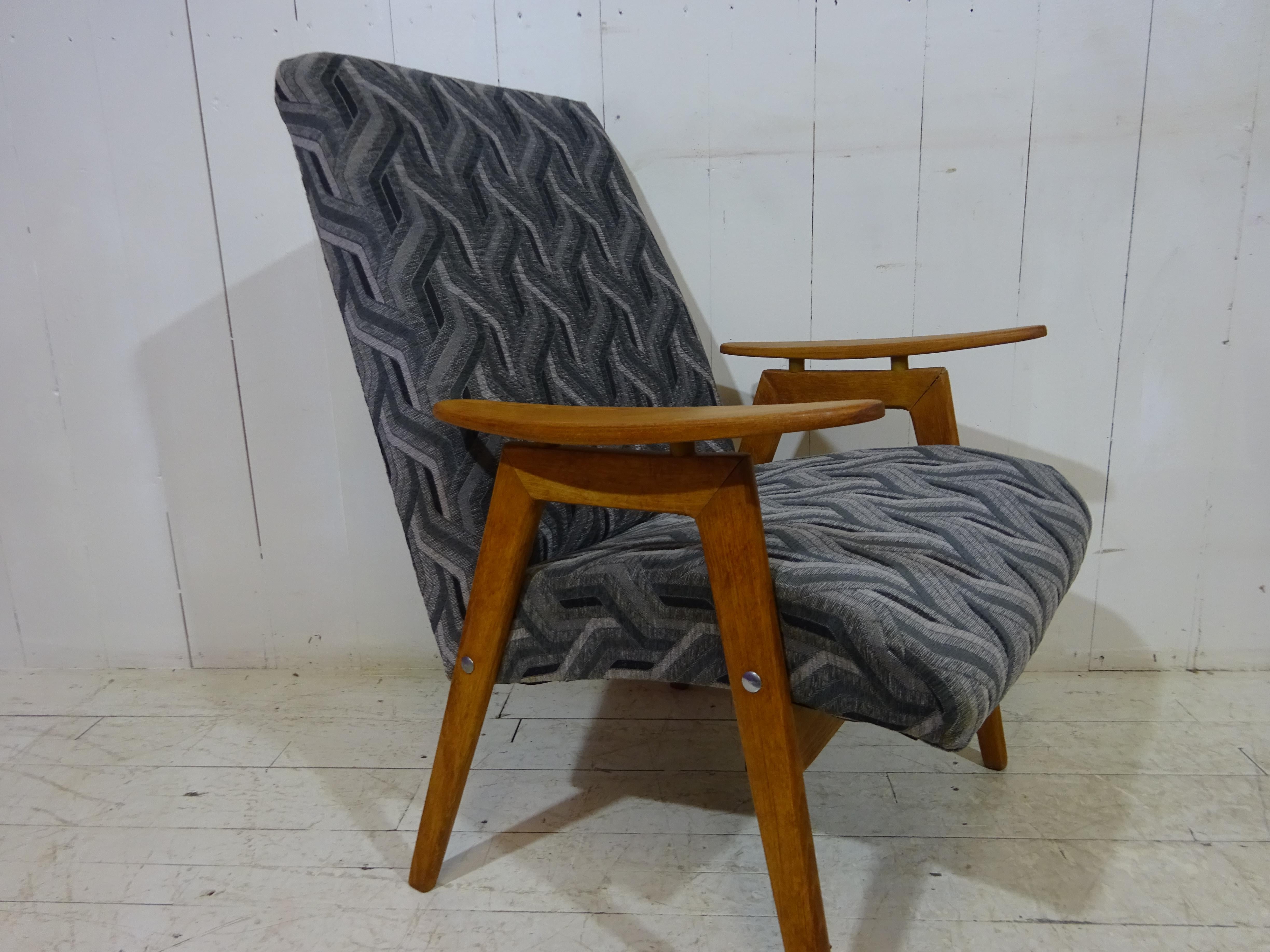 Mid Century Lounge Chair by Smidek For Sale 4