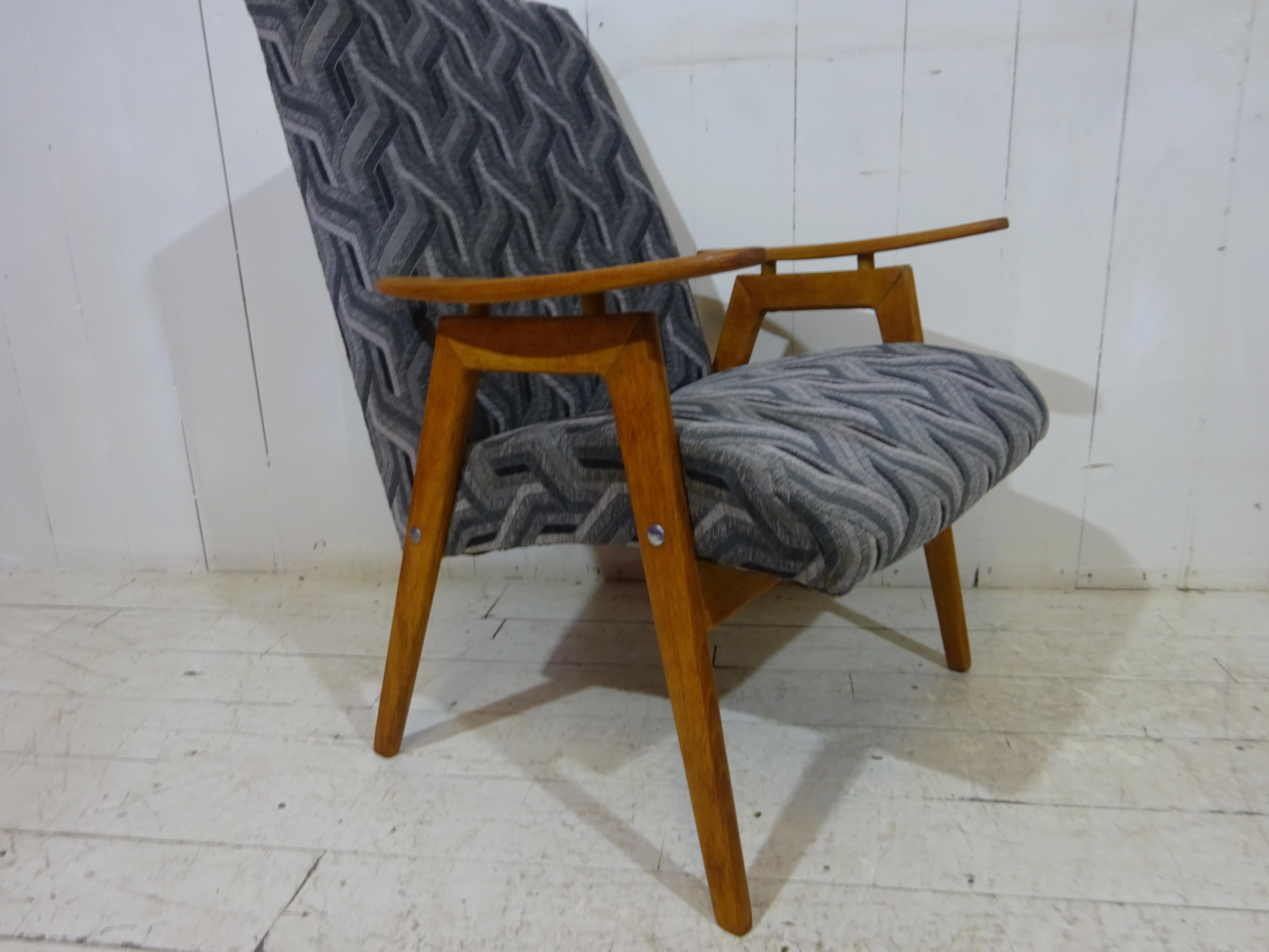 Mid Century Lounge Chair by Smidek For Sale 6