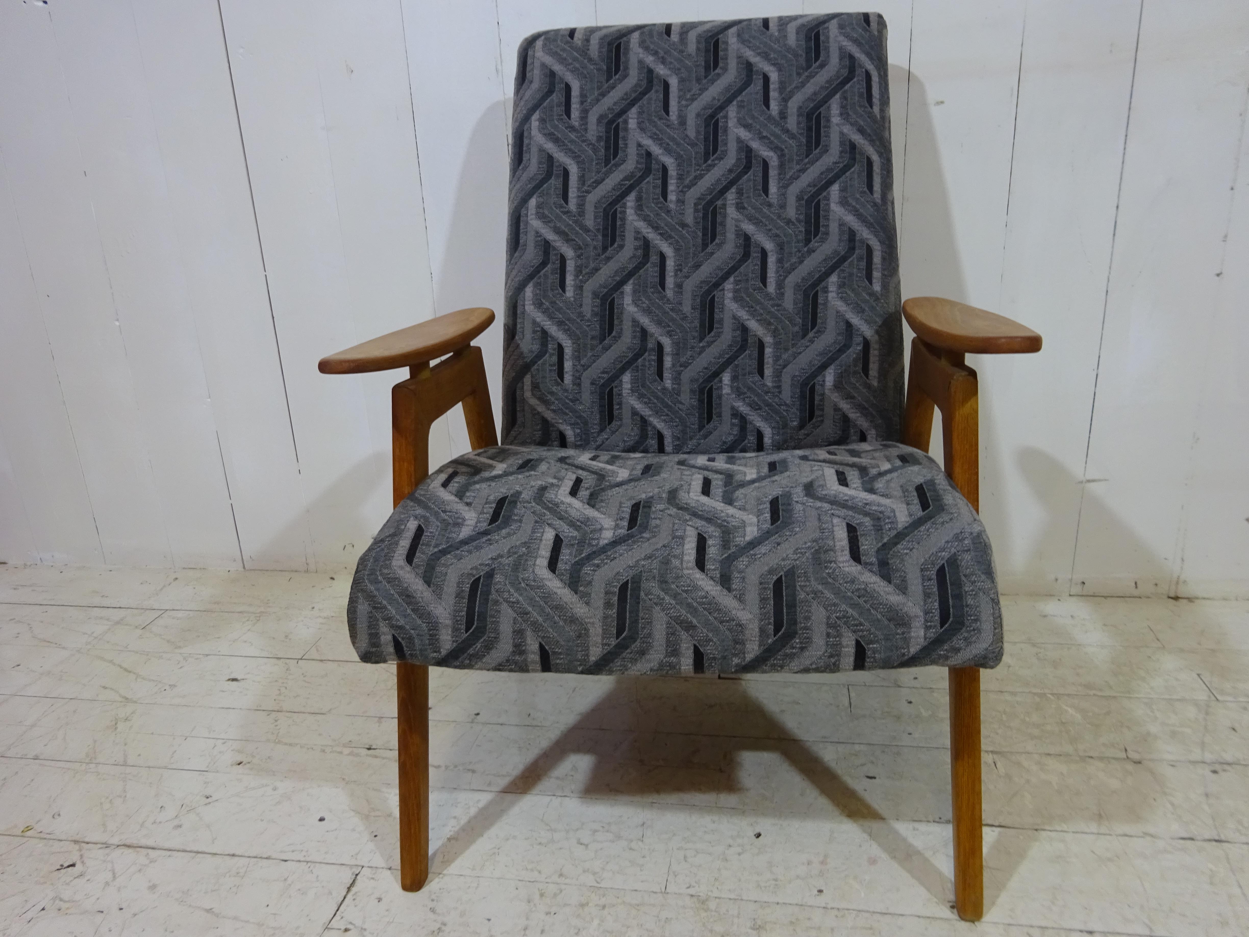 20th Century Mid Century Lounge Chair by Smidek For Sale