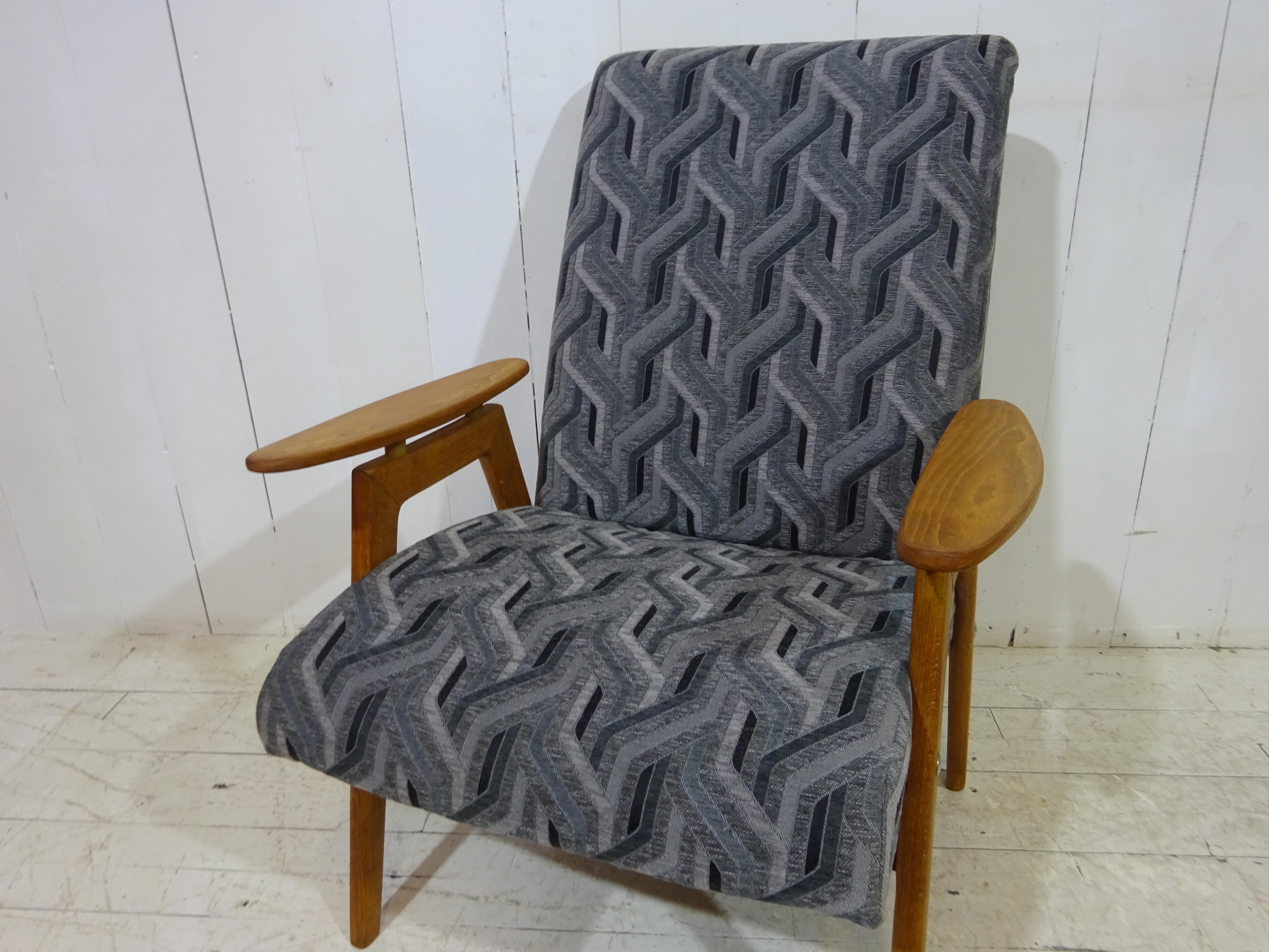 Mid Century Lounge Chair by Smidek For Sale 2