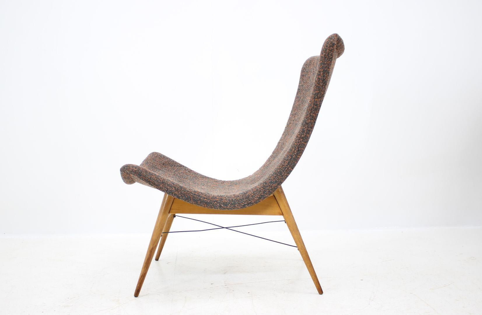 Midcentury Lounge Chair Designed by Miroslav Navratil, 1960s 3