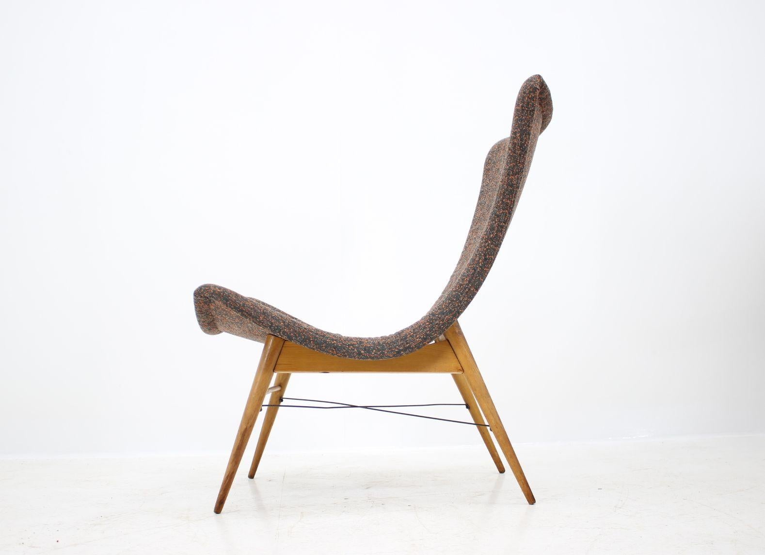 Midcentury Lounge Chair Designed by Miroslav Navratil, 1960s 4