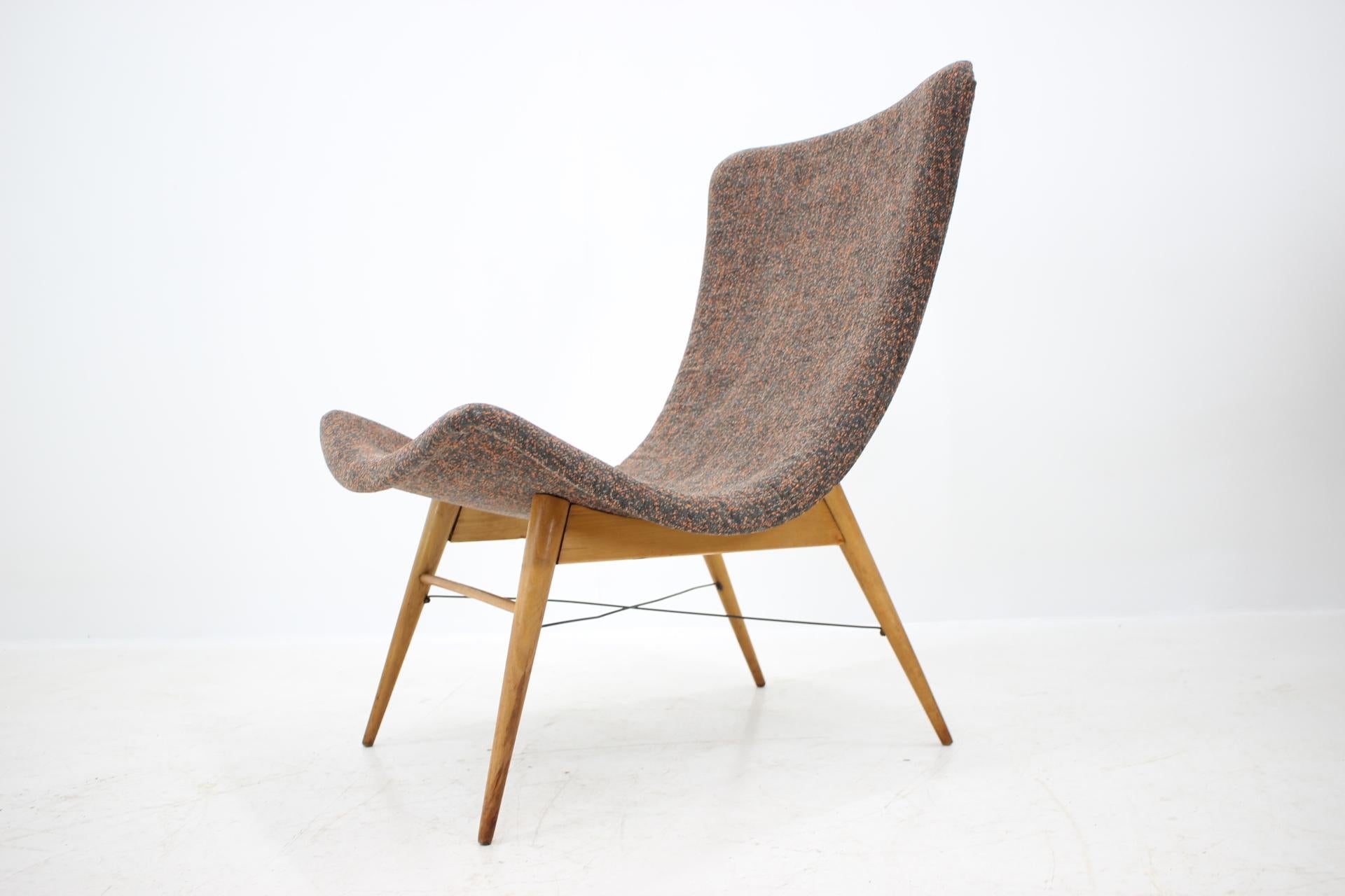 Midcentury Lounge Chair Designed by Miroslav Navratil, 1960s 6