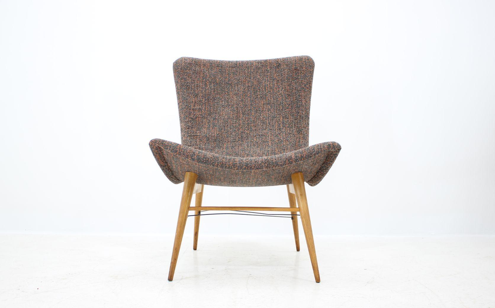 Mid-20th Century Midcentury Lounge Chair Designed by Miroslav Navratil, 1960s