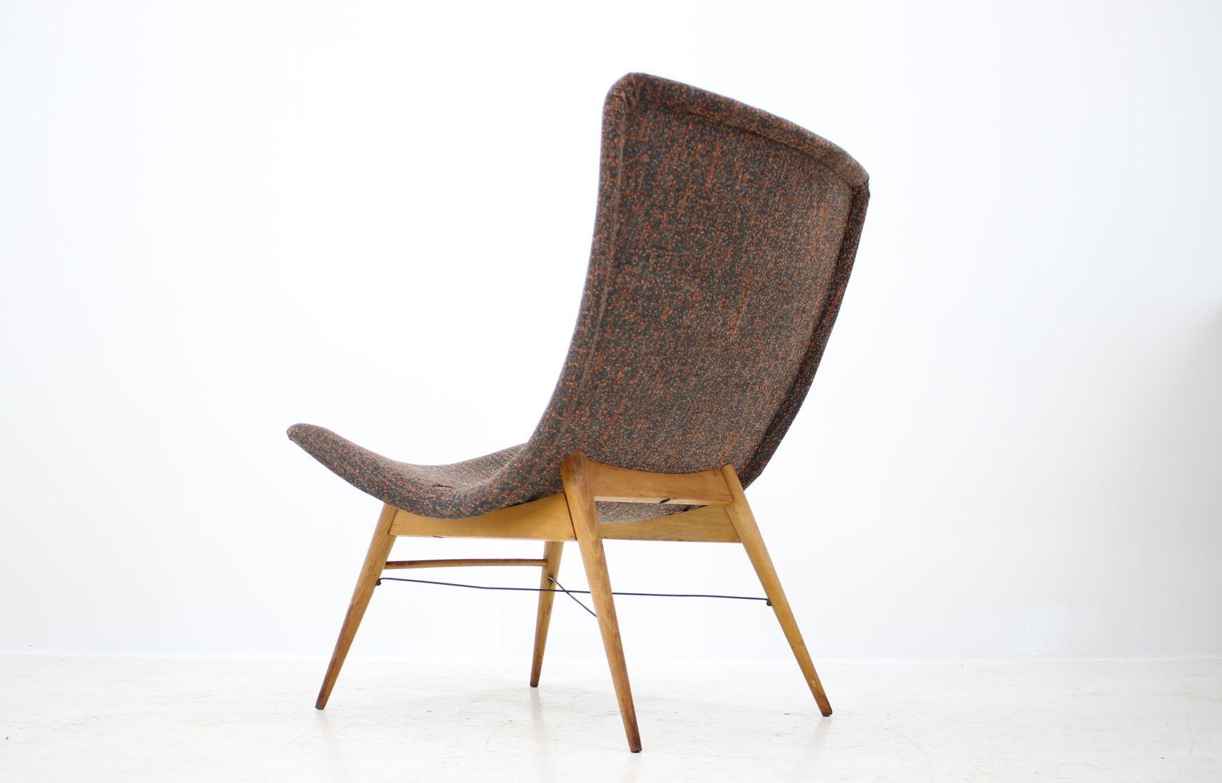 Midcentury Lounge Chair Designed by Miroslav Navratil, 1960s 2
