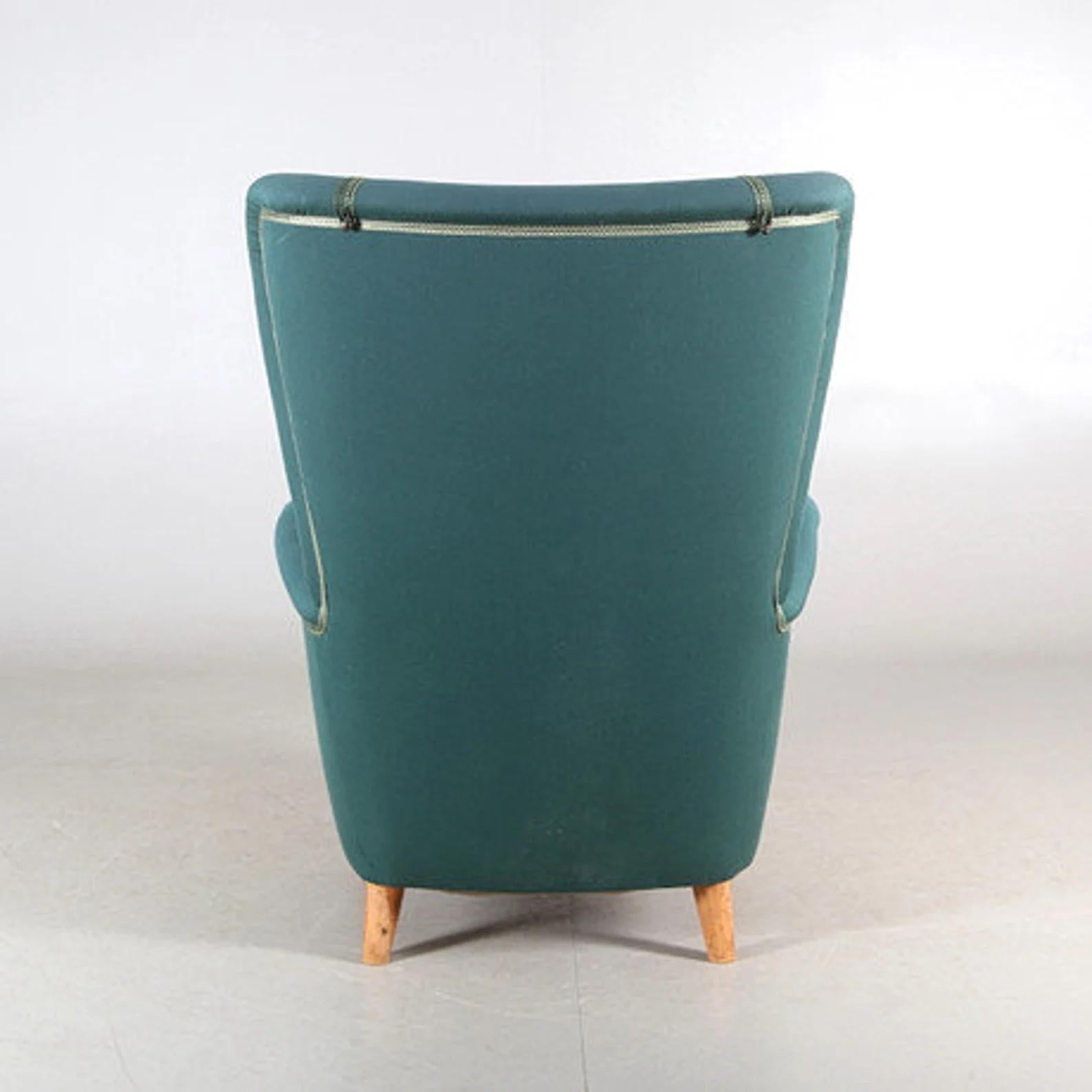 European Midcentury Lounge Chair For Sale