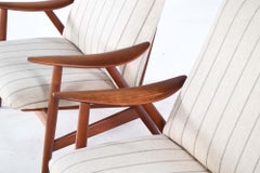 Mid Century Lounge Chair in Teak by Illum Wikkelsø Model 10