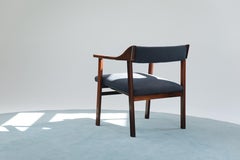 Mid Century Lounge Chair Made of Solid Rosewood
