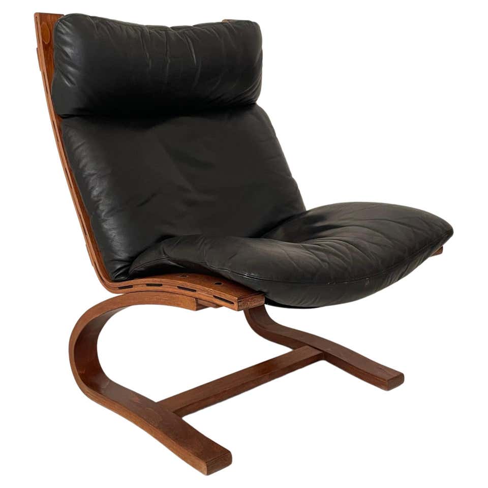 Ingmar Relling Westnofa Siesta Leather Lounge Chair at 1stDibs