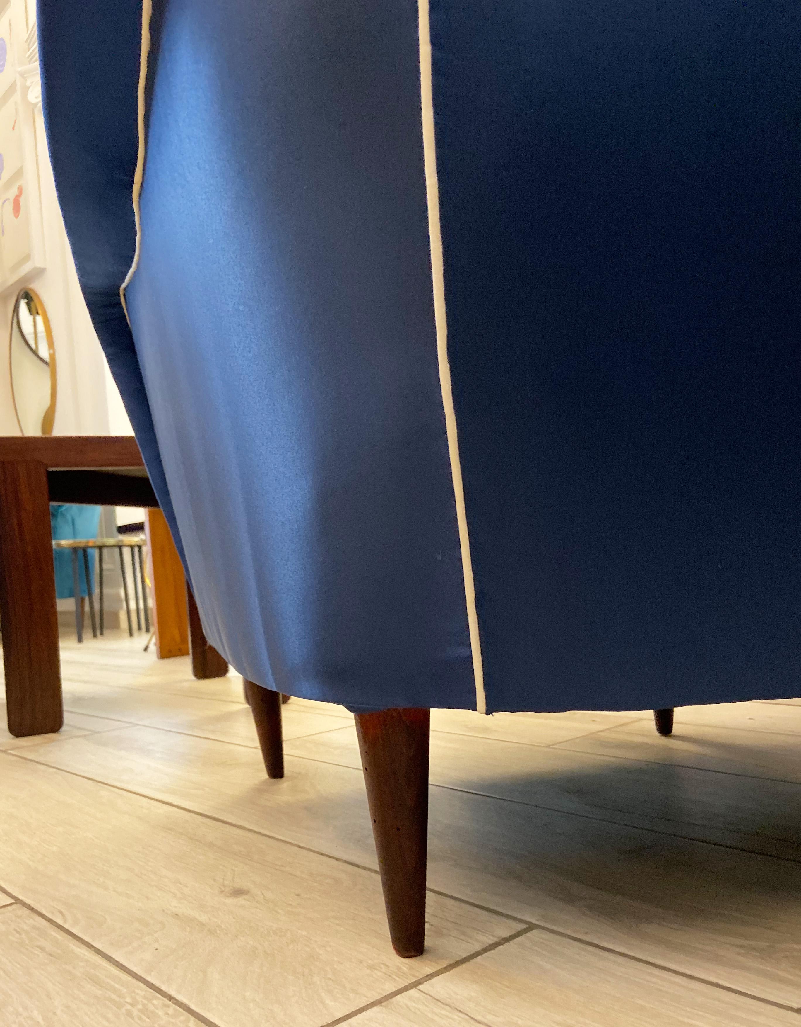 Italian Midcentury Lounge Chairs Attributed to Ico Luisa Parisi for Ariberto Colombo