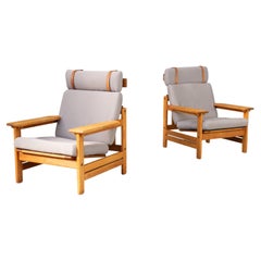 Mid-Century Lounge Chairs by Aksel Dahl for K.P. Møbler, 1972