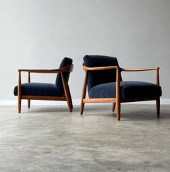 Mid-Century Lounge Chairs by Erwin Lambeth for Tomlinson - a Pair