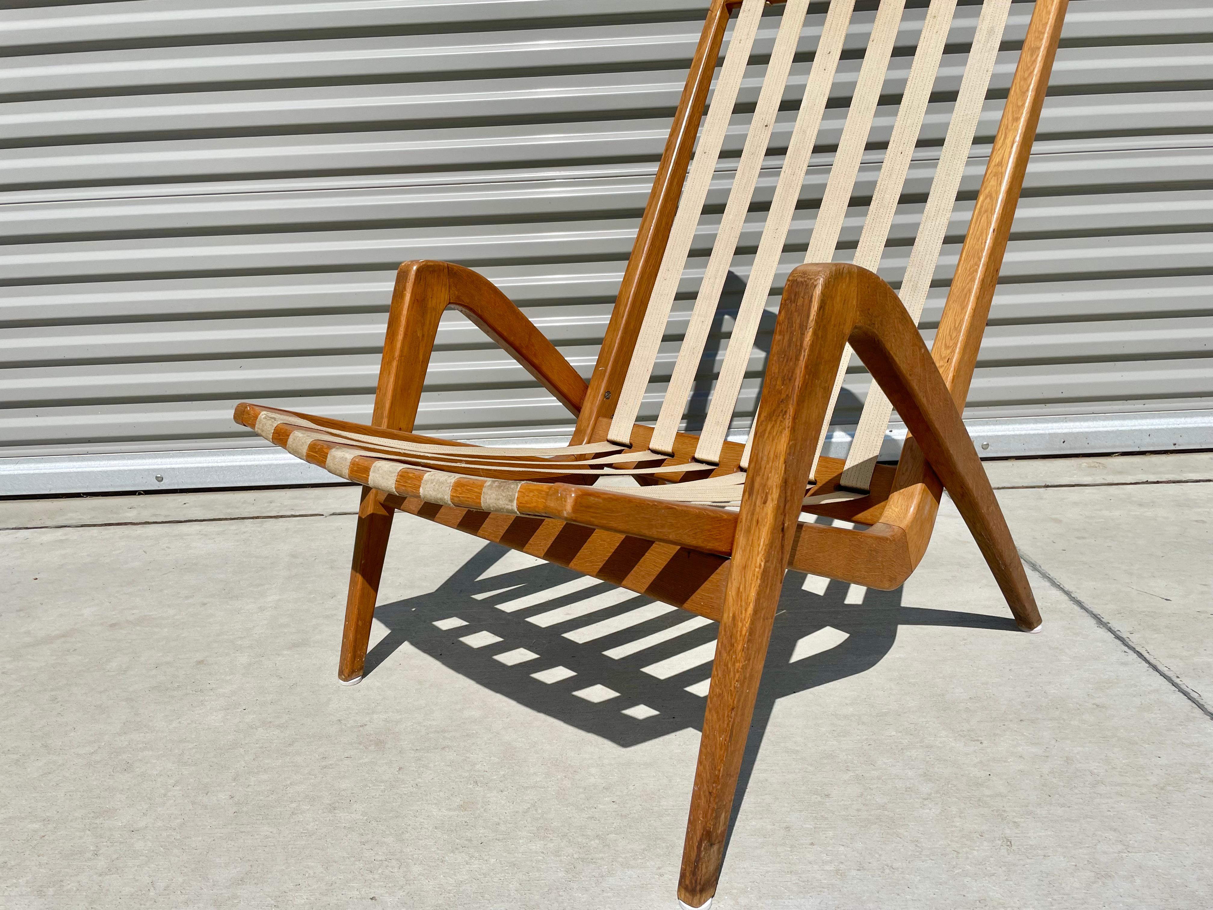 Midcentury Lounge Chairs by Jan Vanek for Uluv Czechoslovakia For Sale 1