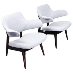 Midcentury Lounge Chairs by Louis Van Teeffelen for Webe, 1960s