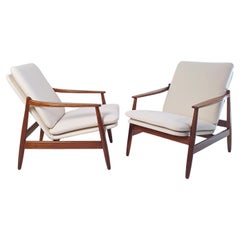 Midcentury Lounge Chairs by Pizzetti, Italy