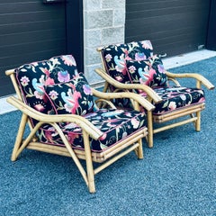 Mid-Century Lounge Chairs by Superior Reed & Rattan