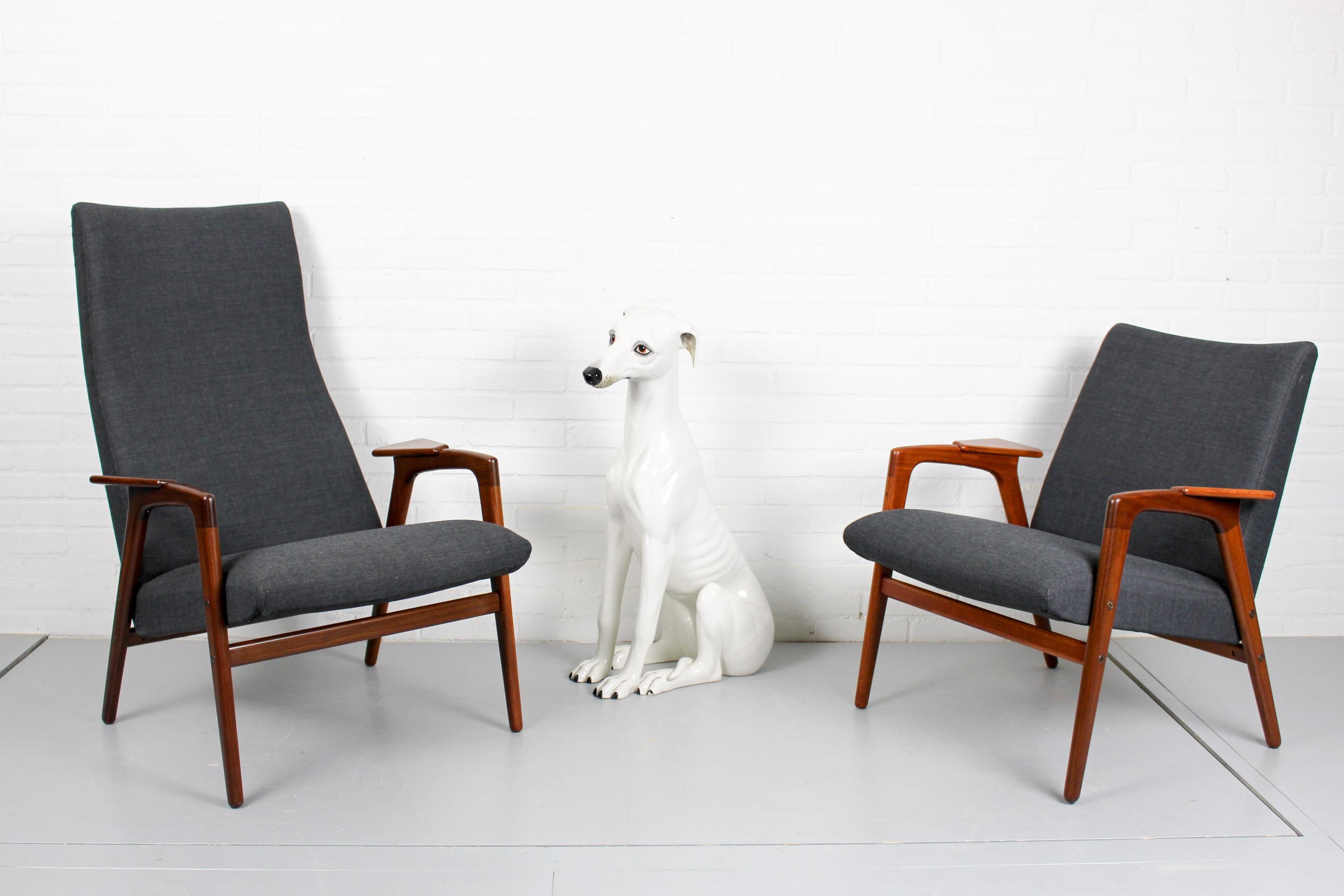 Teak Midcentury Lounge Chairs by Yngve Ekstrom for Pastoe, 1960s