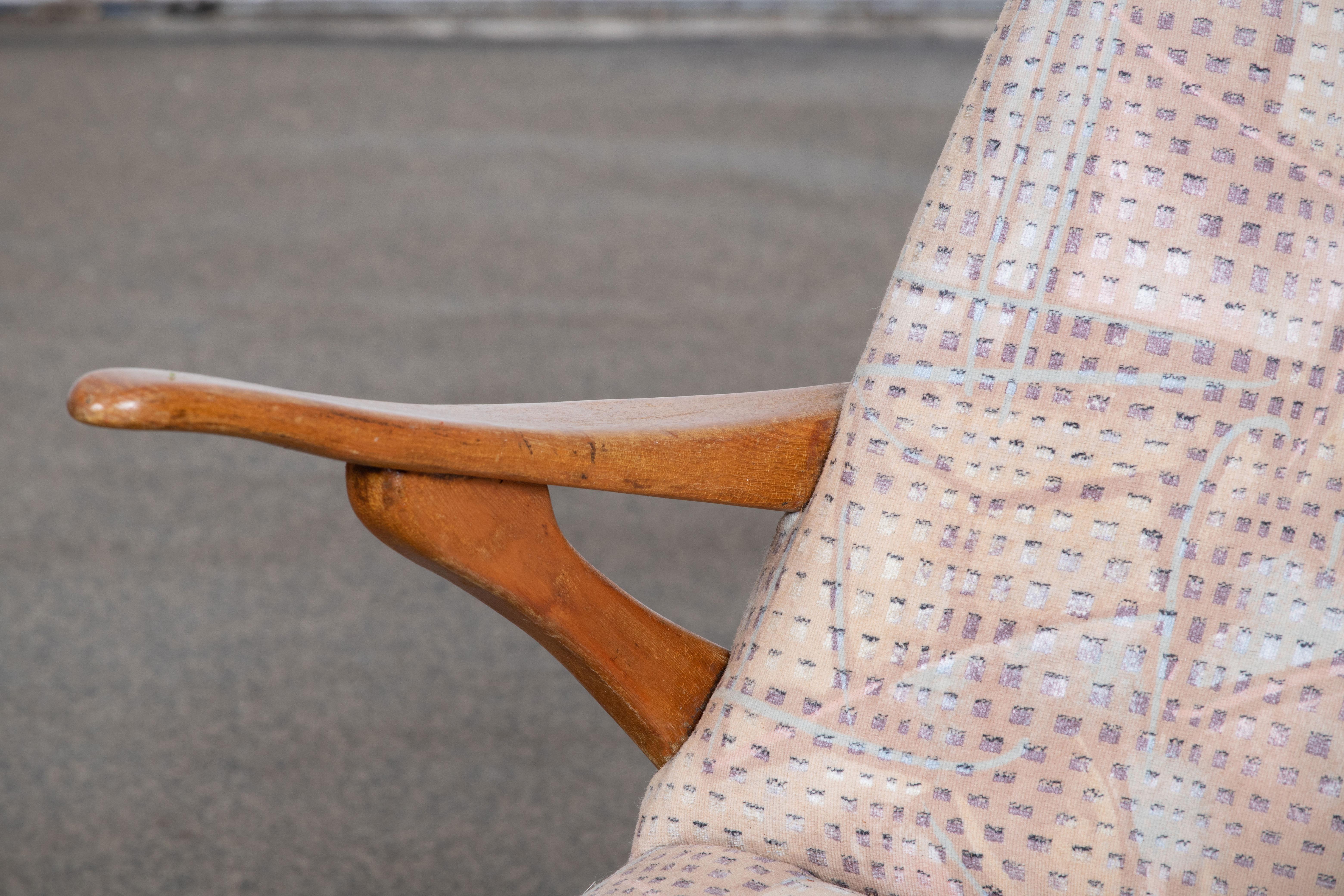 Mid-Century Lounge Chairs, Germany 1960,  a Pair For Sale 7