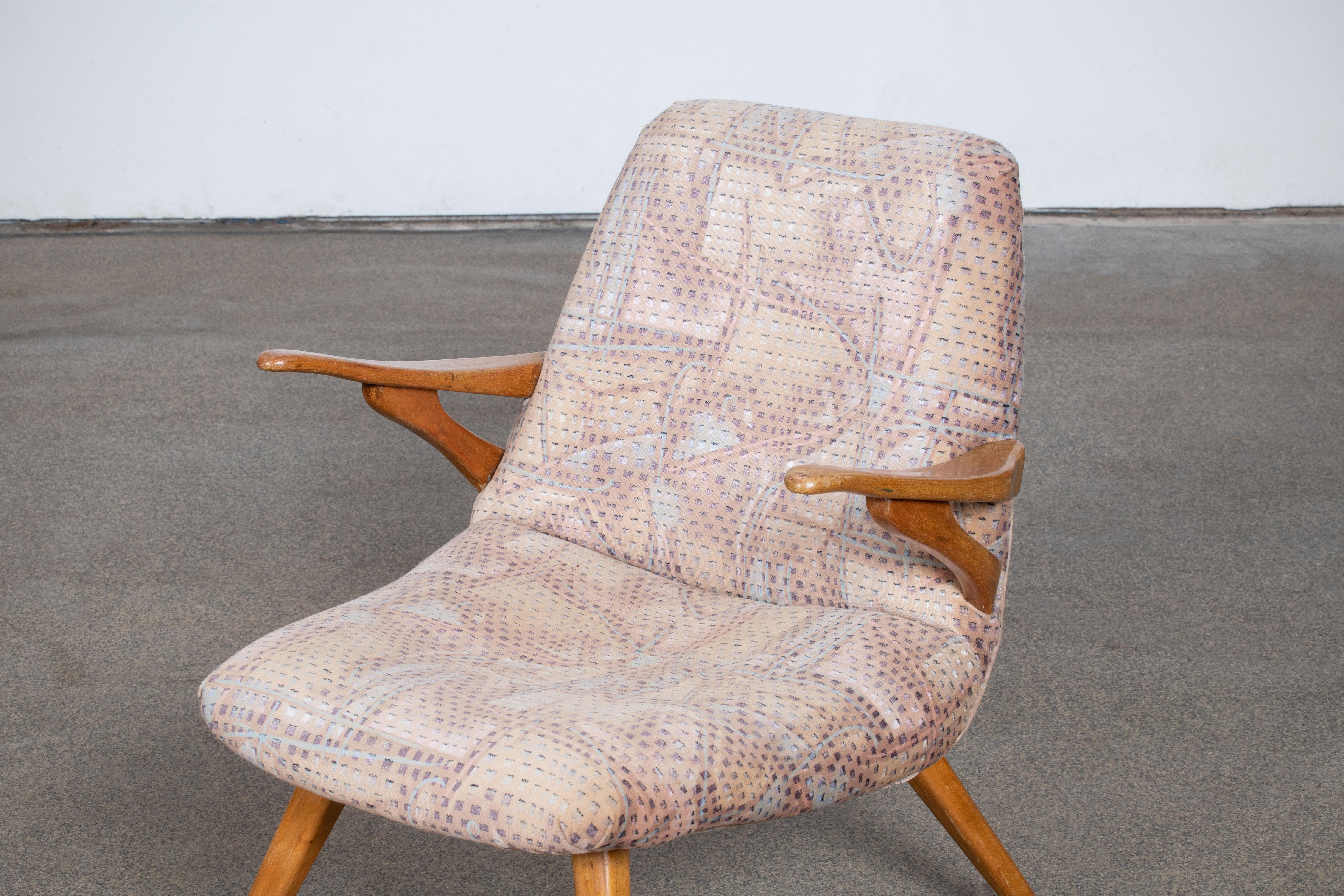 Mid-Century Lounge Chairs, Germany 1960,  a Pair For Sale 8