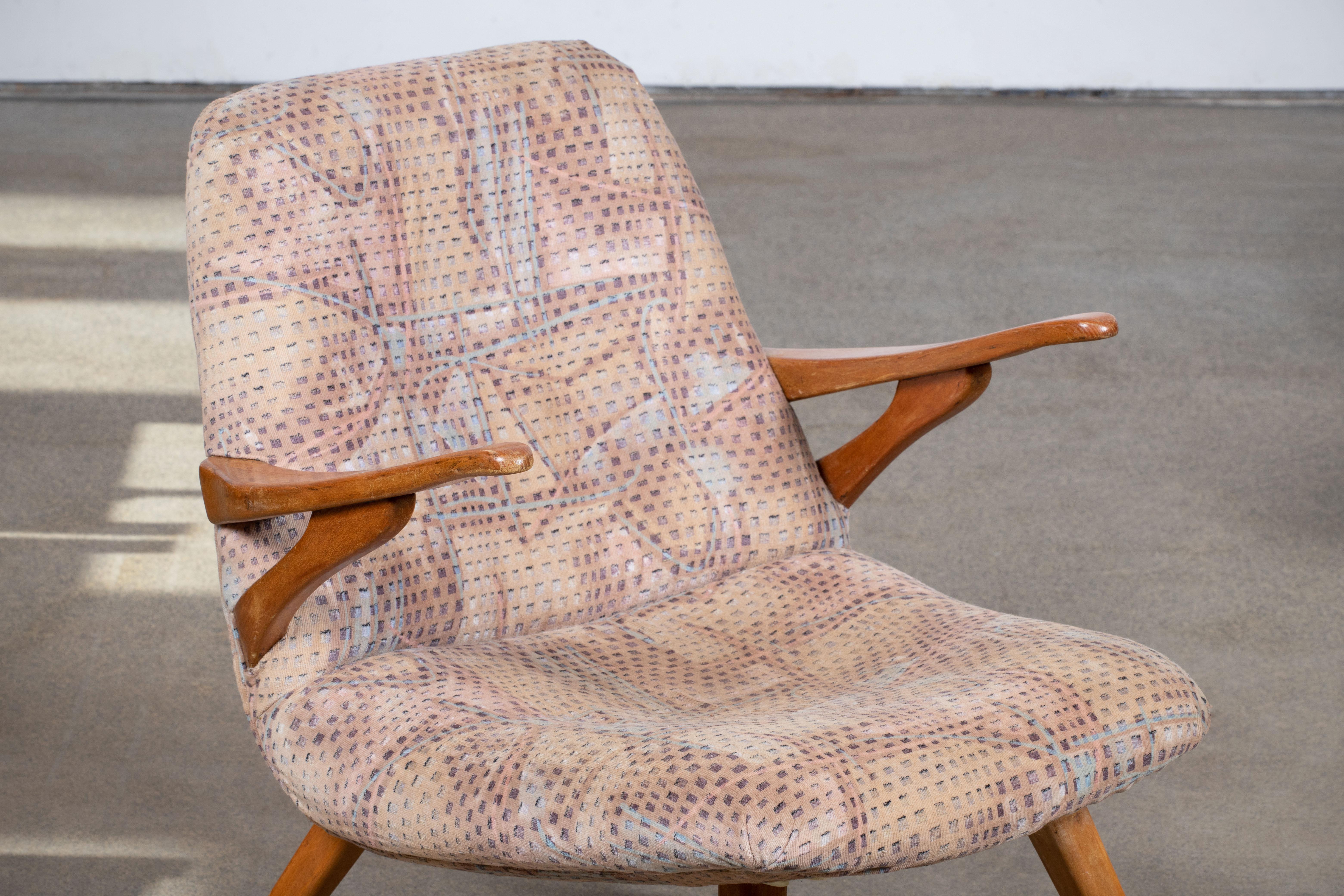 Mid-Century Lounge Chairs, Germany 1960,  a Pair For Sale 2