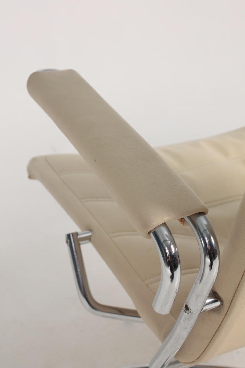 Midcentury Lounge Chairs in Leather by Jens Amundsen, Danish Design 1970s 5