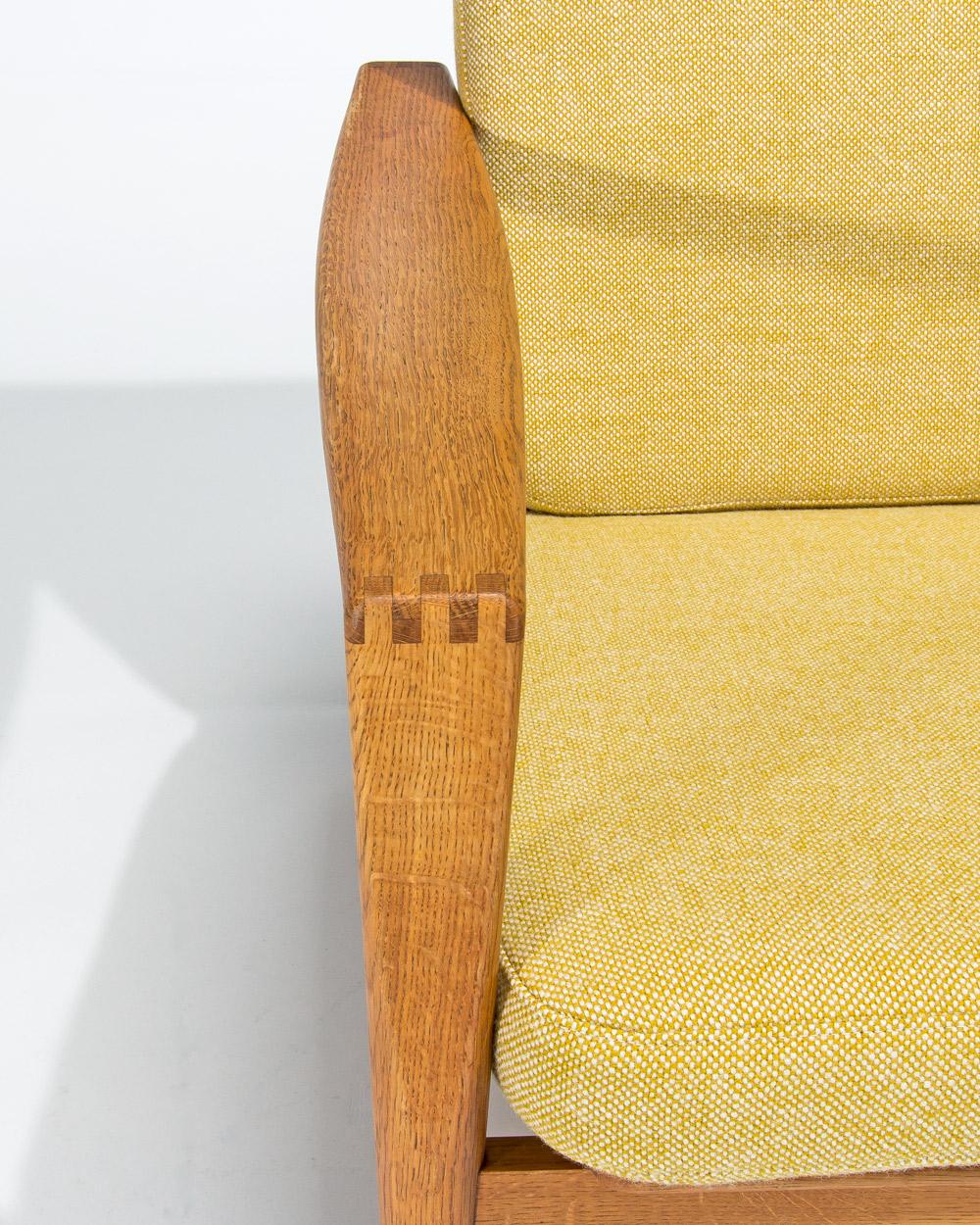 Mid Century Lounge Chairs in Oak by Niels Koefoed, Danish Design 1950’s For Sale 4