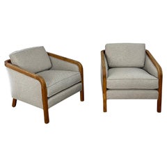 Mid century lounge chairs with exposed joinery -sold separately