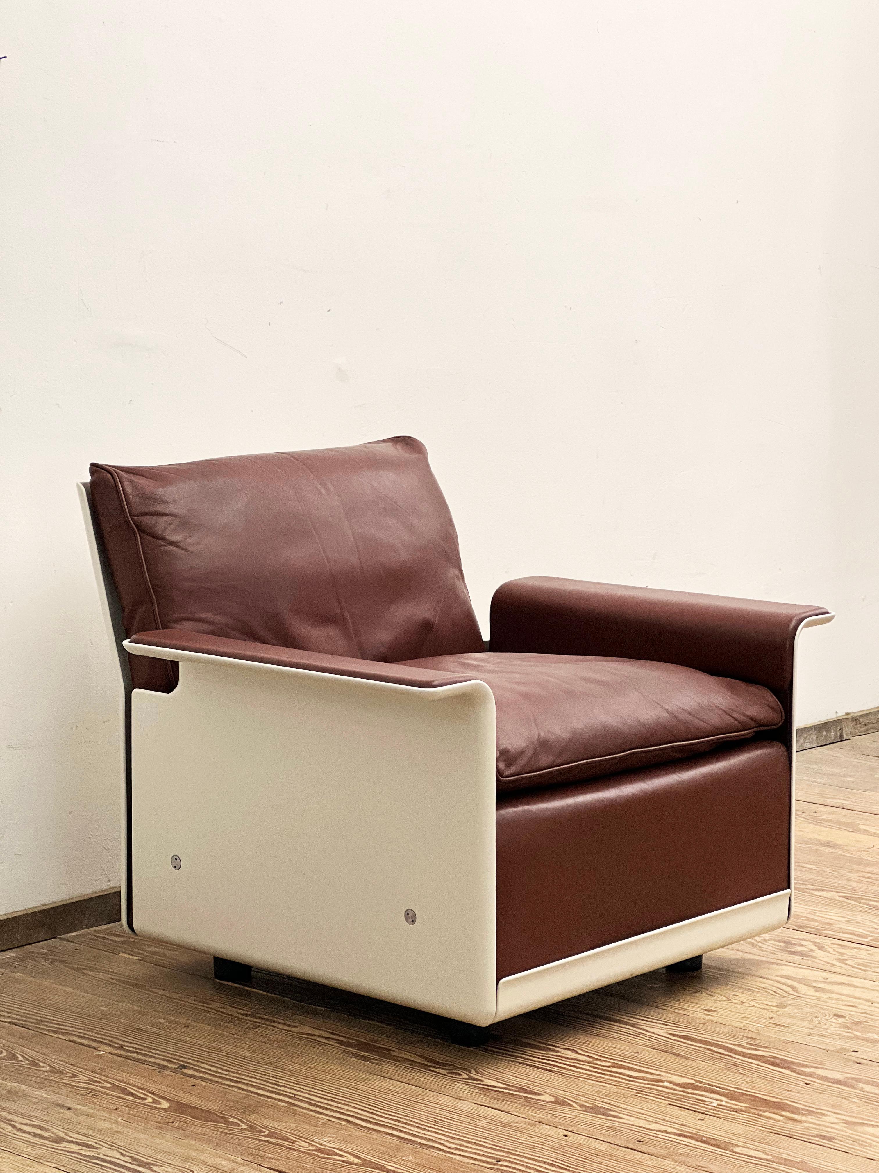 Fauteuil de salon ou fauteuil du milieu du siècle dernier de Dieter Rams pour Vitsoe, design allemand, années 1960 en vente 1