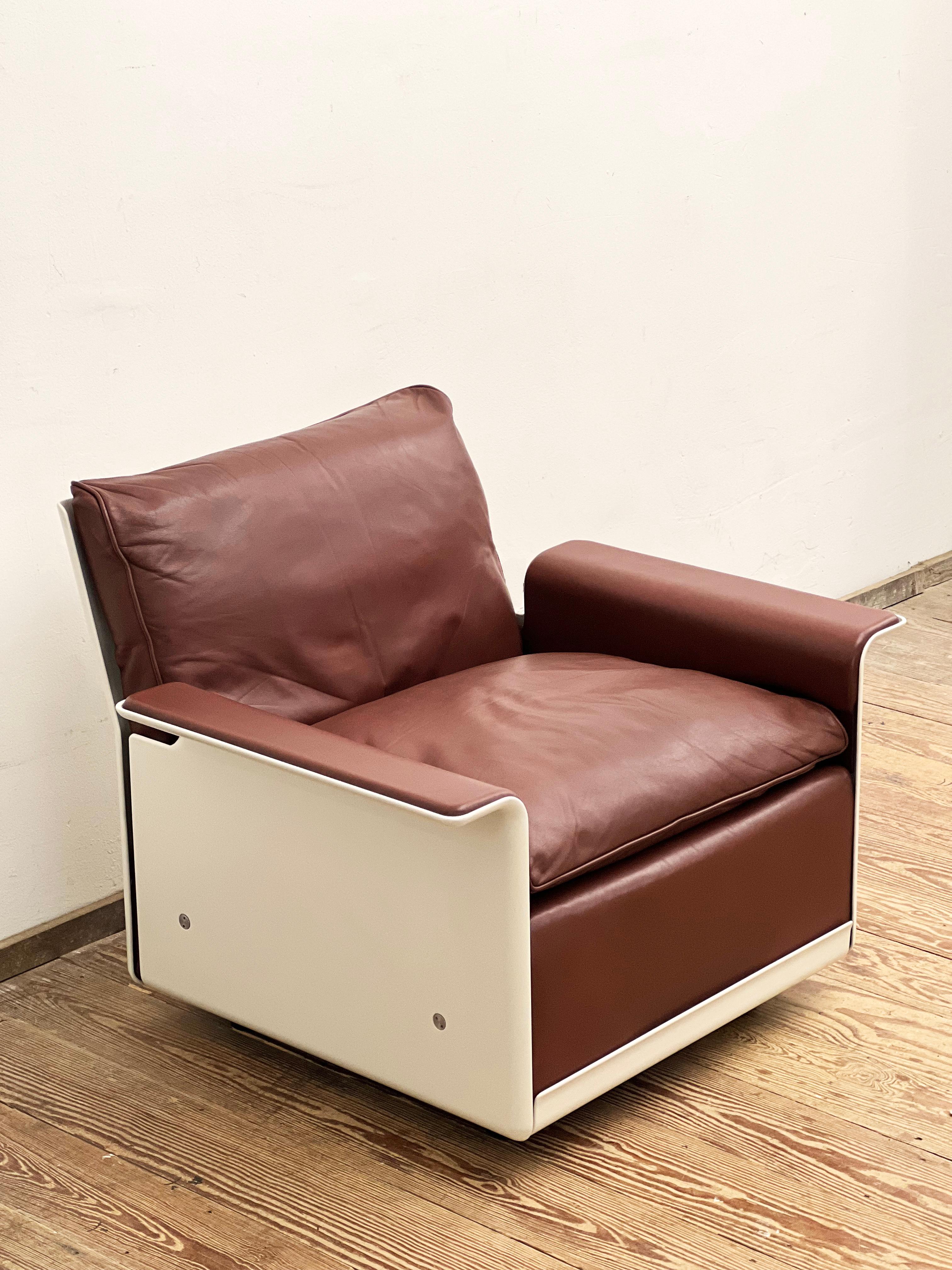 Fauteuil de salon ou fauteuil du milieu du siècle dernier de Dieter Rams pour Vitsoe, design allemand, années 1960 en vente 2