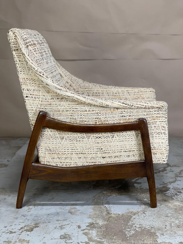 Mid Century Lounge Rocking Chair with Exoskeleton Legs by Paoli Signed ...