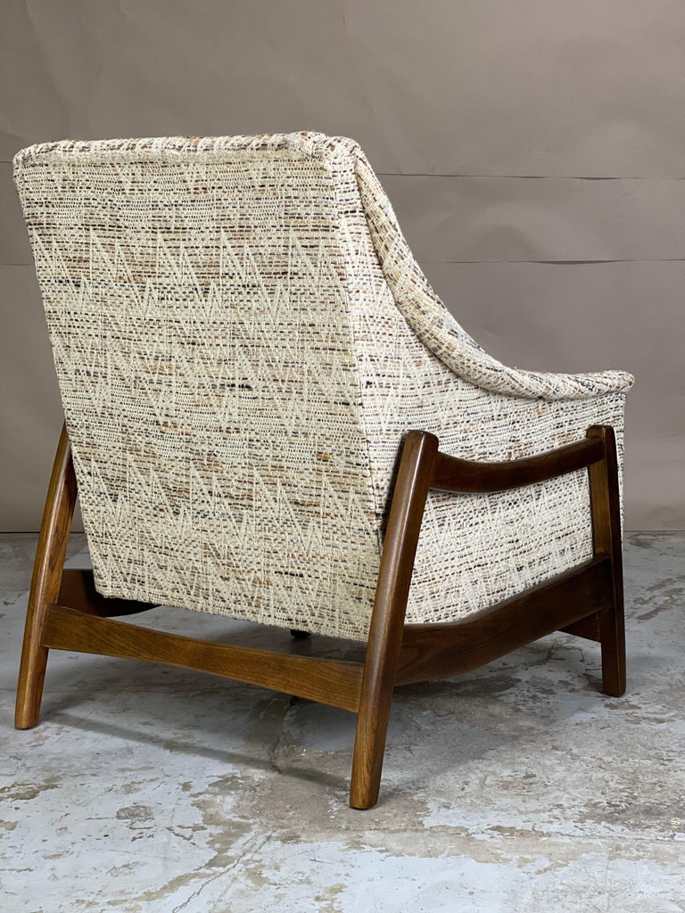 Mid Century Lounge Rocking Chair with Exoskeleton Legs by Paoli Signed ...
