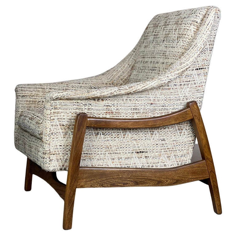 Mid Century Lounge Rocking Chair with Exoskeleton Legs by Paoli Signed ...